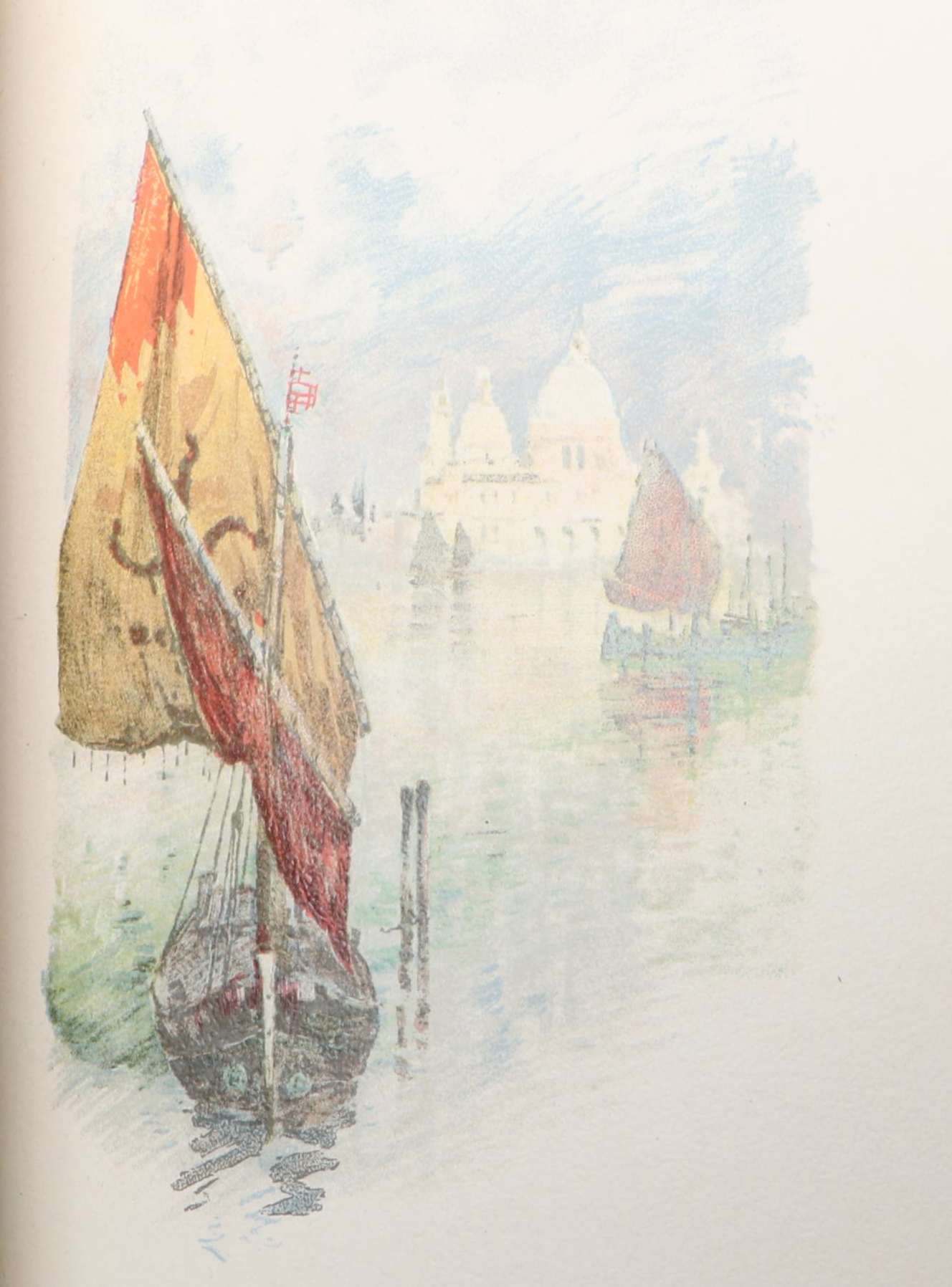 Illustrated "Venetian Life" Two-Volume Set by William Dean Howells, 1900