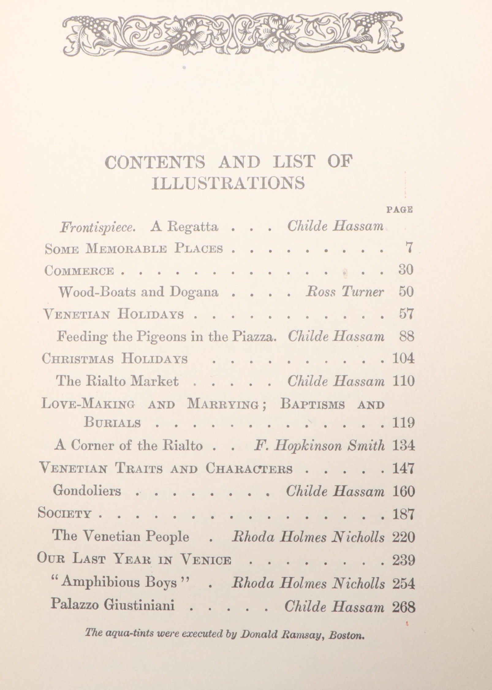 Illustrated "Venetian Life" Two-Volume Set by William Dean Howells, 1900