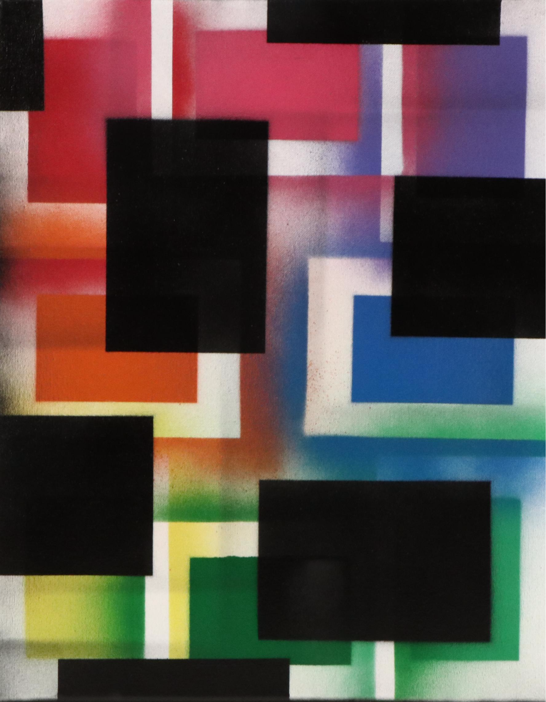 Jason Michael Durham Abstract Mixed Media Painting "Harmonic Transition," 2025