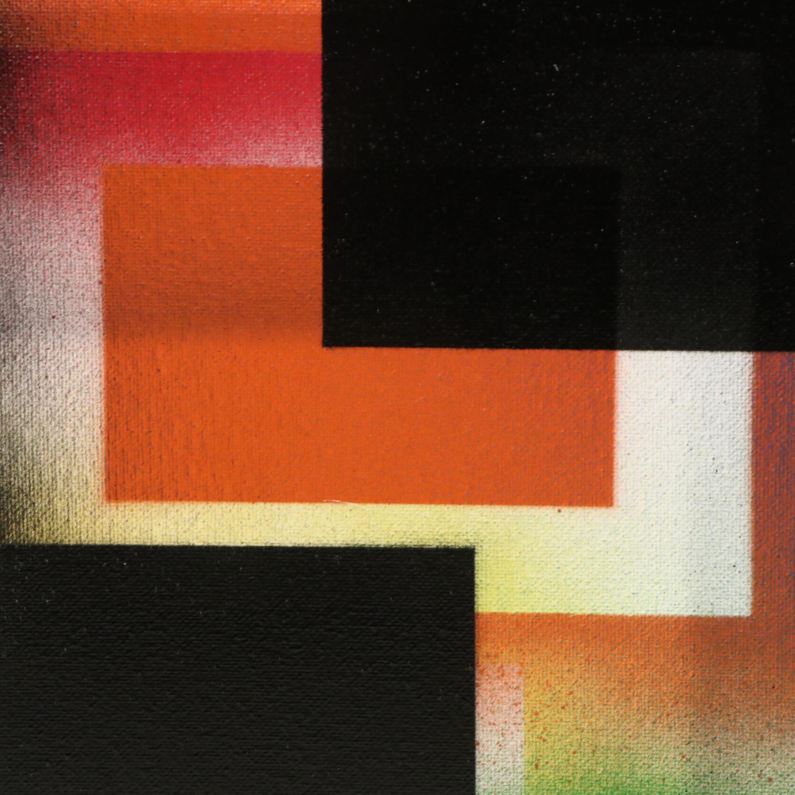 Jason Michael Durham Abstract Mixed Media Painting "Harmonic Transition," 2025