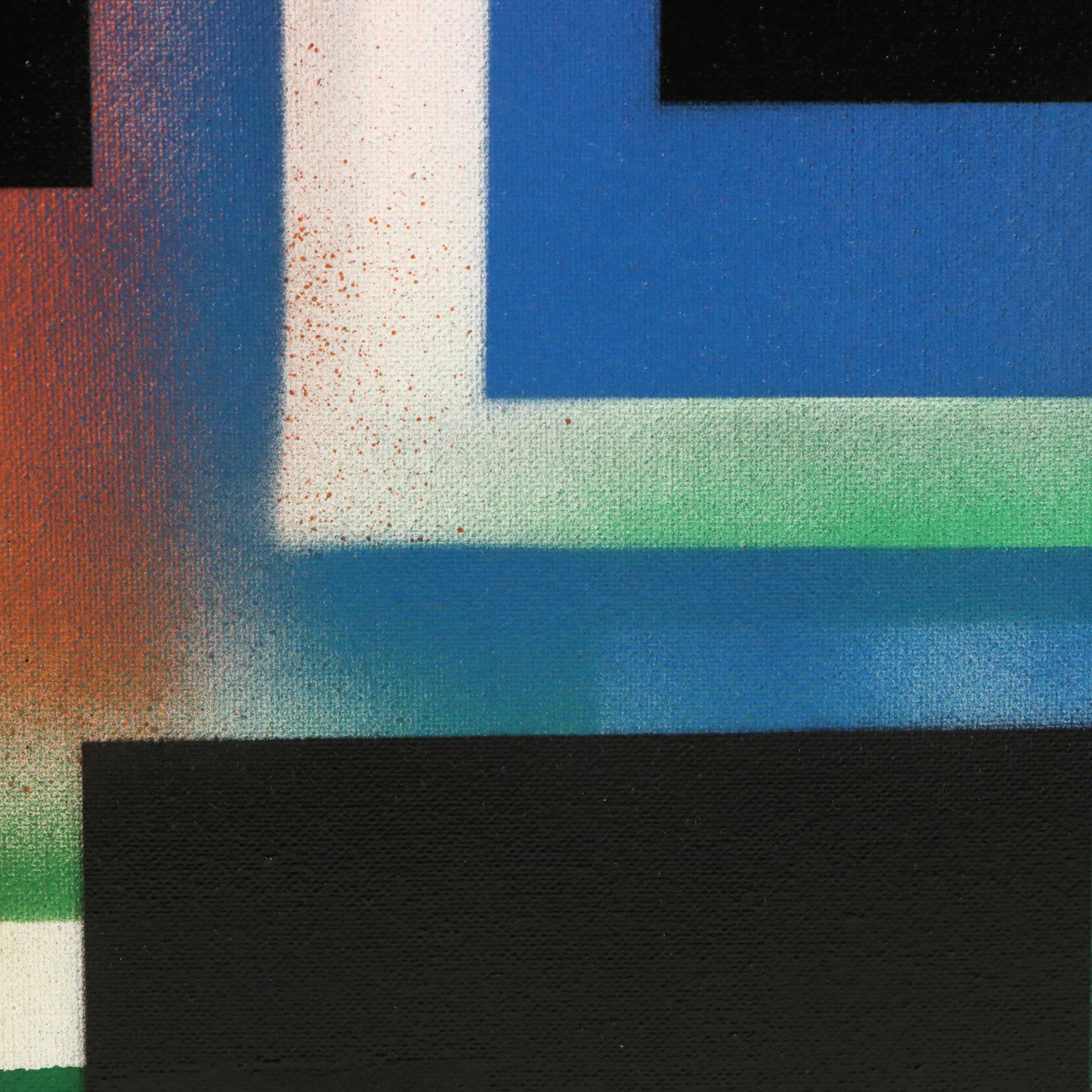 Jason Michael Durham Abstract Mixed Media Painting "Harmonic Transition," 2025