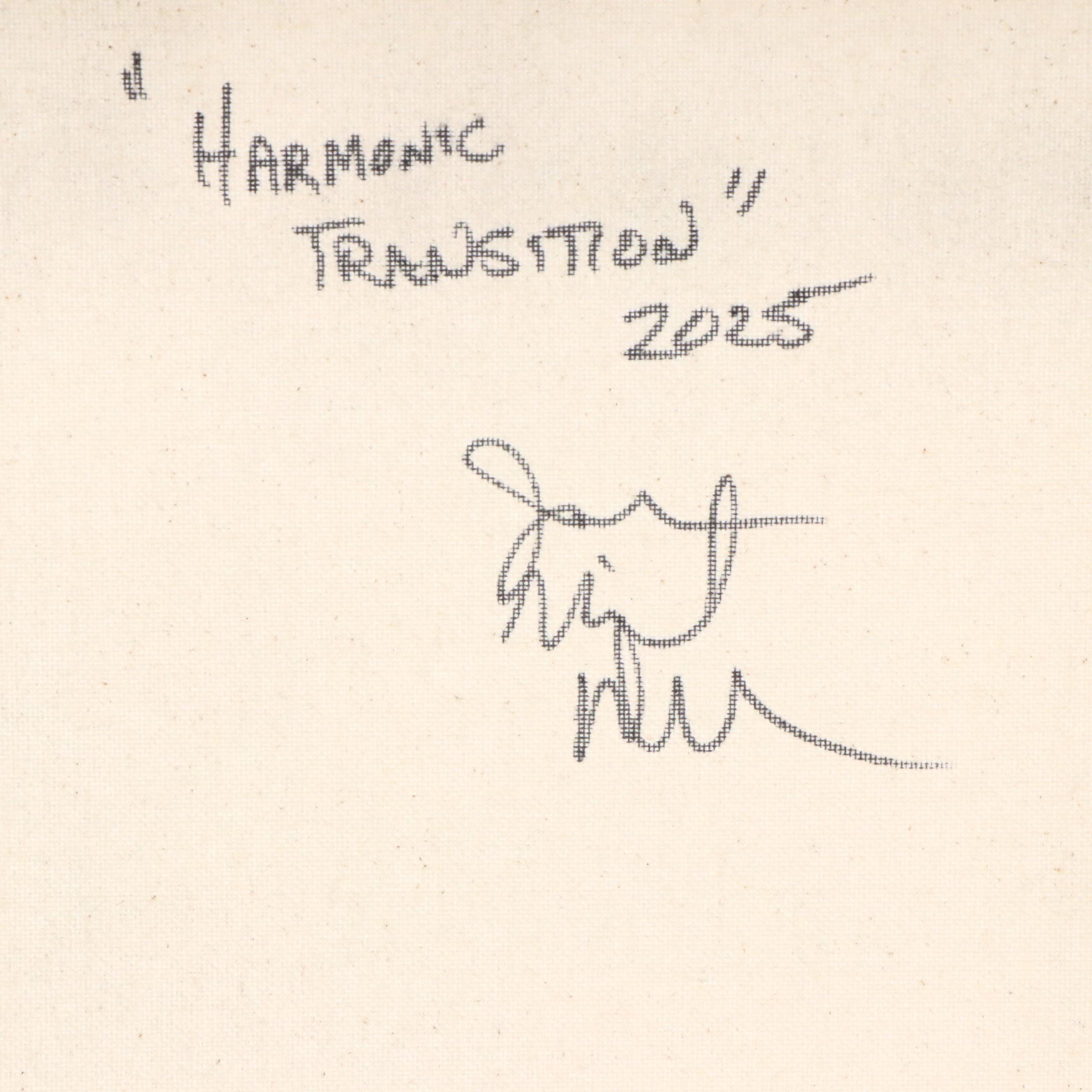 Jason Michael Durham Abstract Mixed Media Painting "Harmonic Transition," 2025