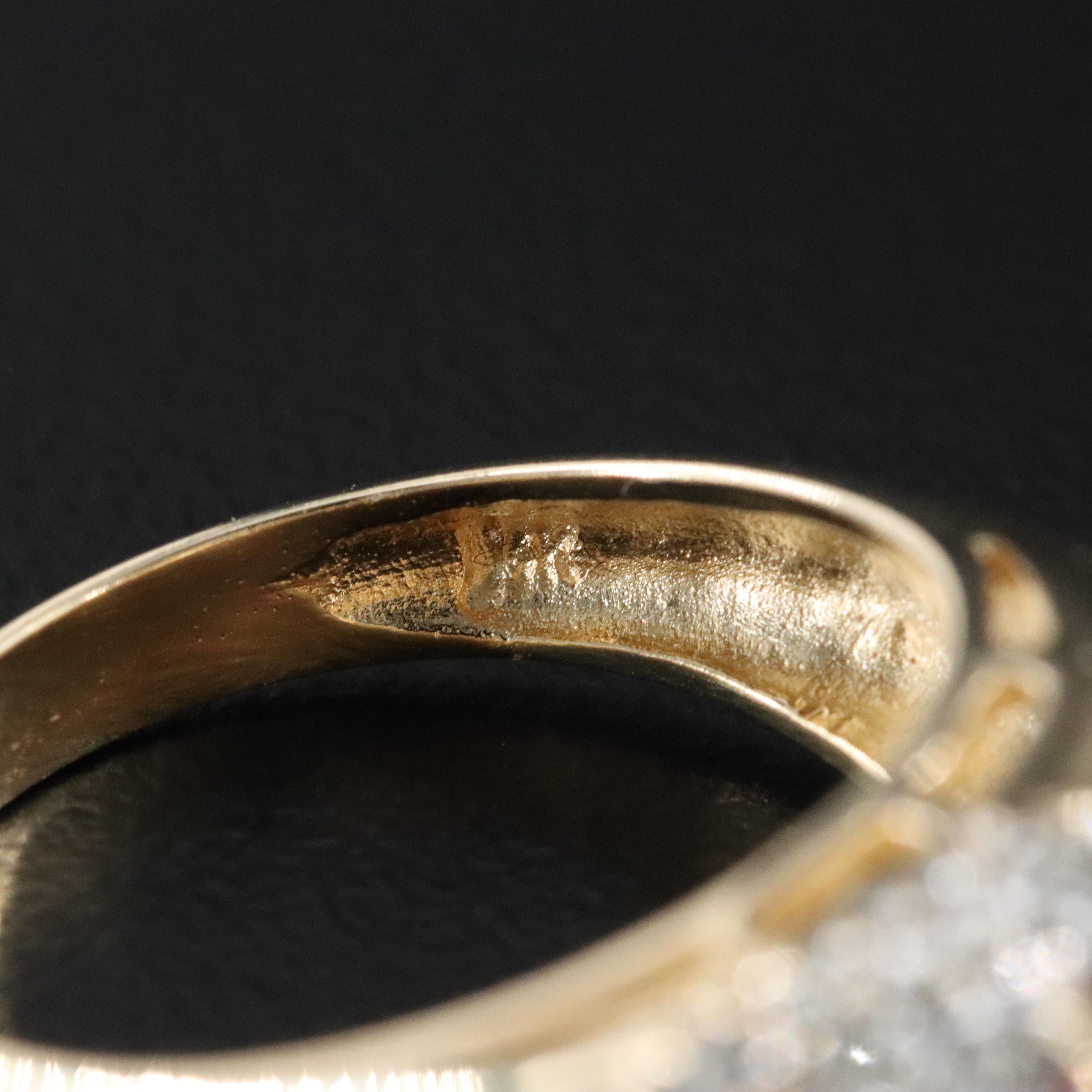 14K Ruby and Diamond Ring