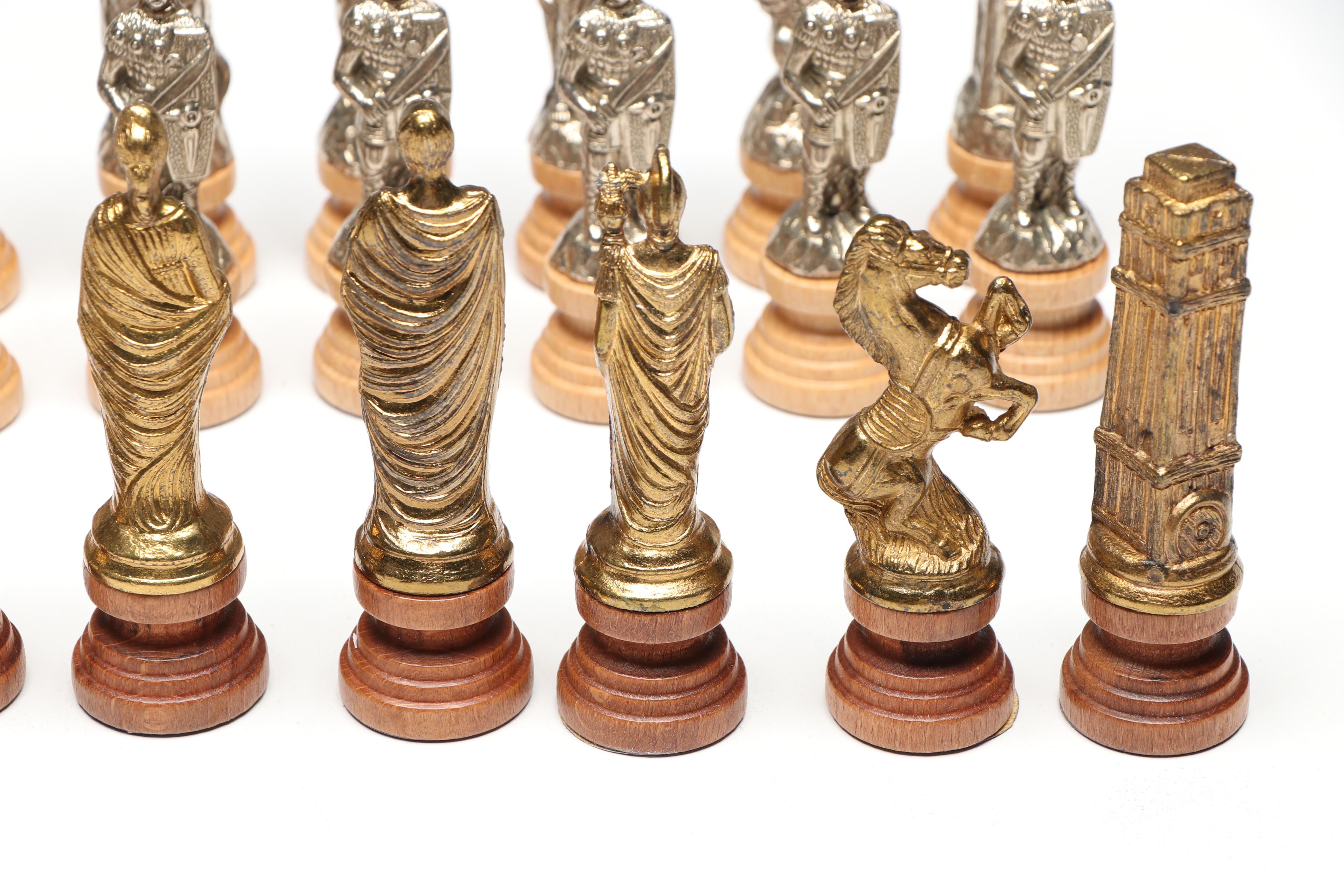 Italian Italfama "Romans vs. Barbarians" Chess Pieces