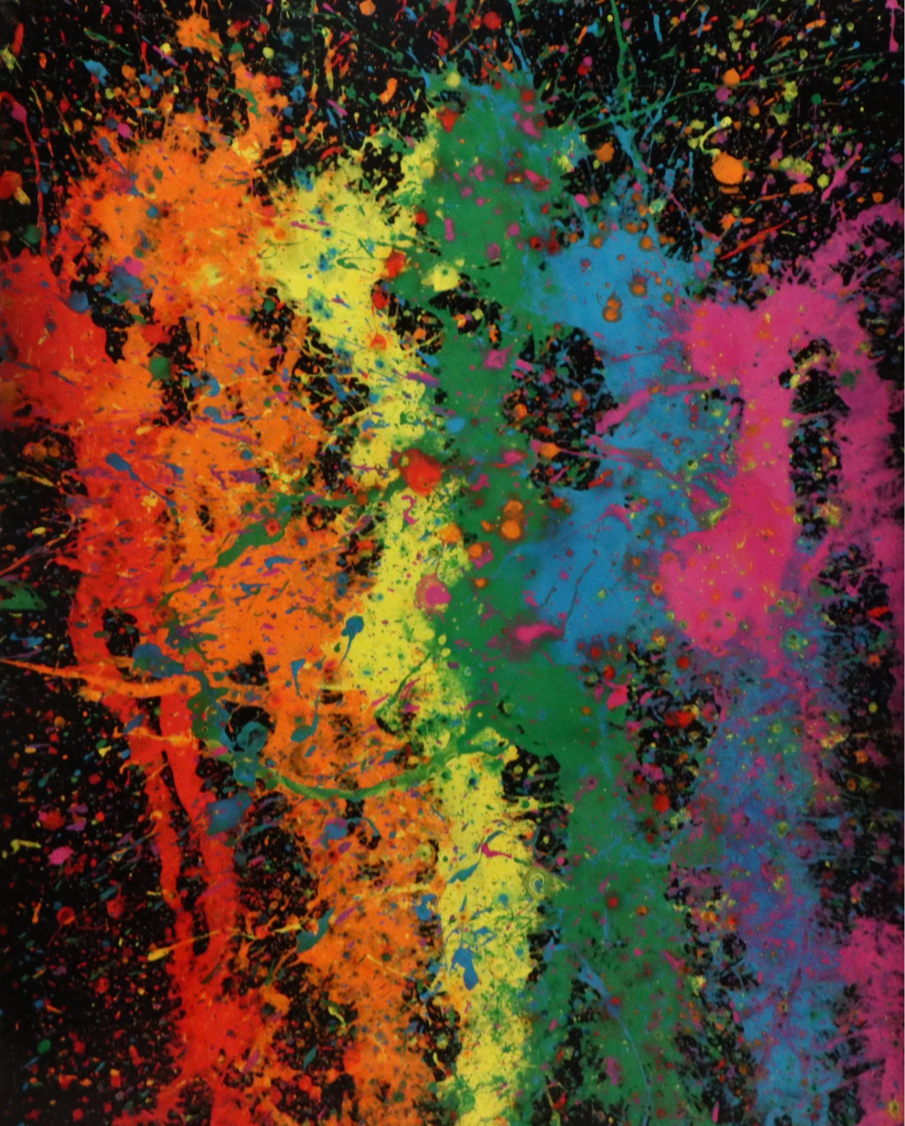 Jason Michael Durham Mixed Media Painting "Fragments of a Rainbow Dream," 2025