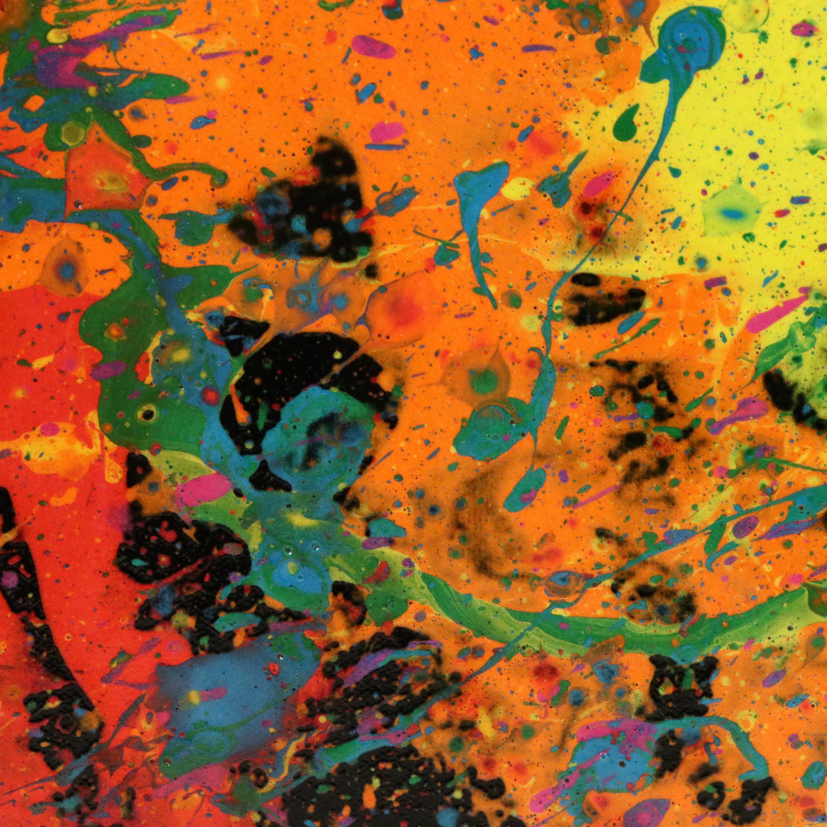 Jason Michael Durham Mixed Media Painting "Fragments of a Rainbow Dream," 2025