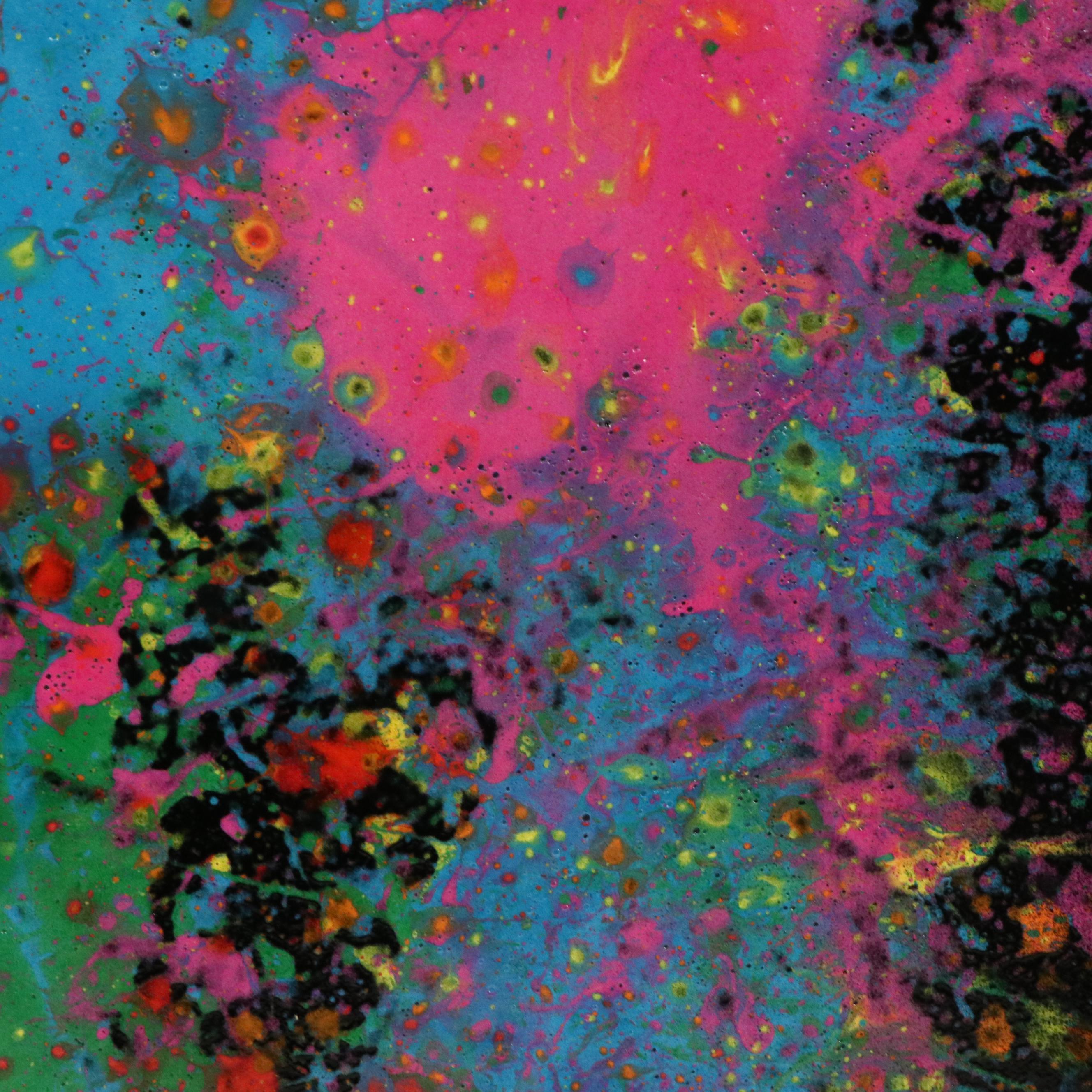 Jason Michael Durham Mixed Media Painting "Fragments of a Rainbow Dream," 2025