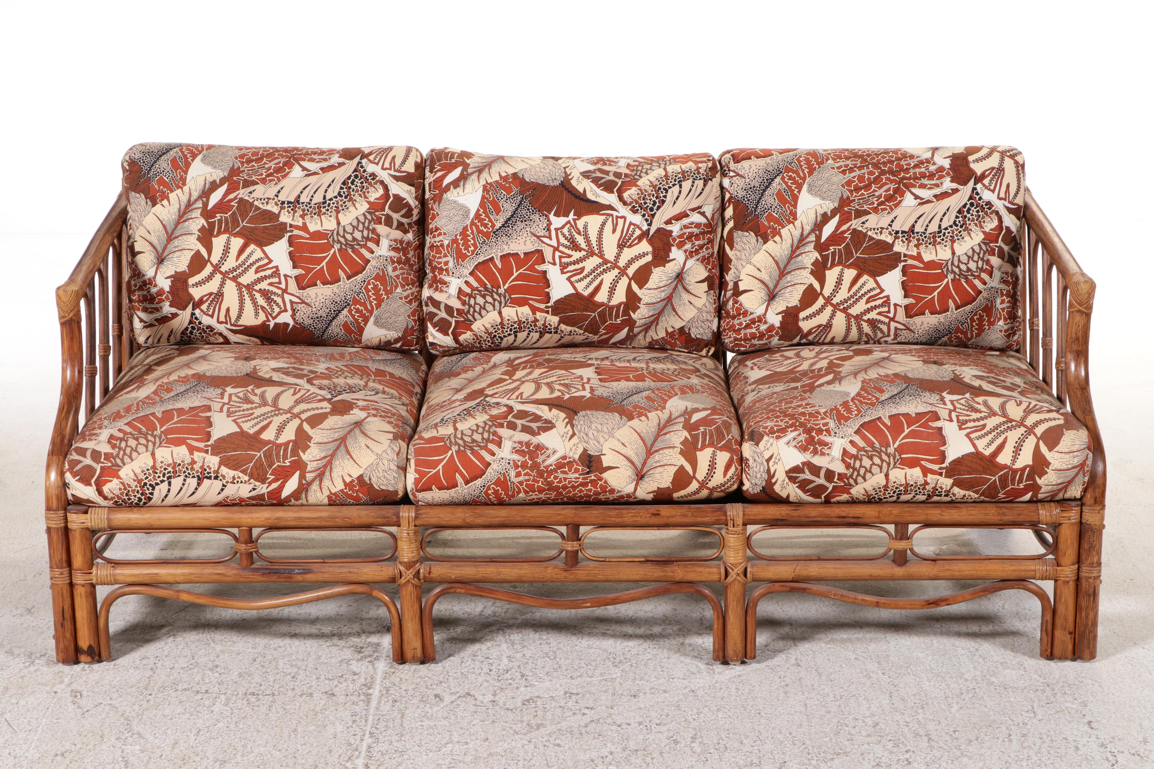 Five Piece Rattan Seating Group