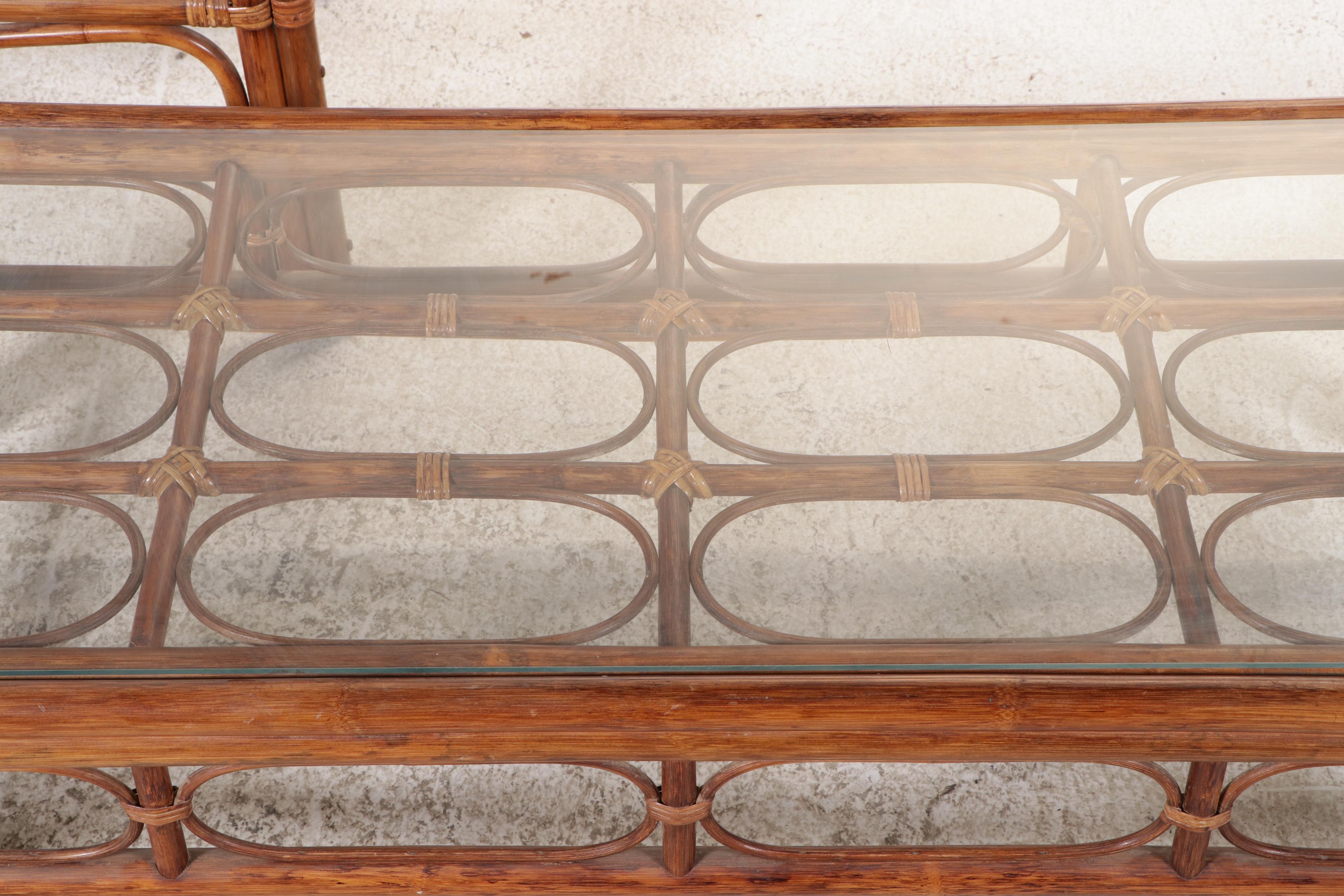 Five Piece Rattan Seating Group