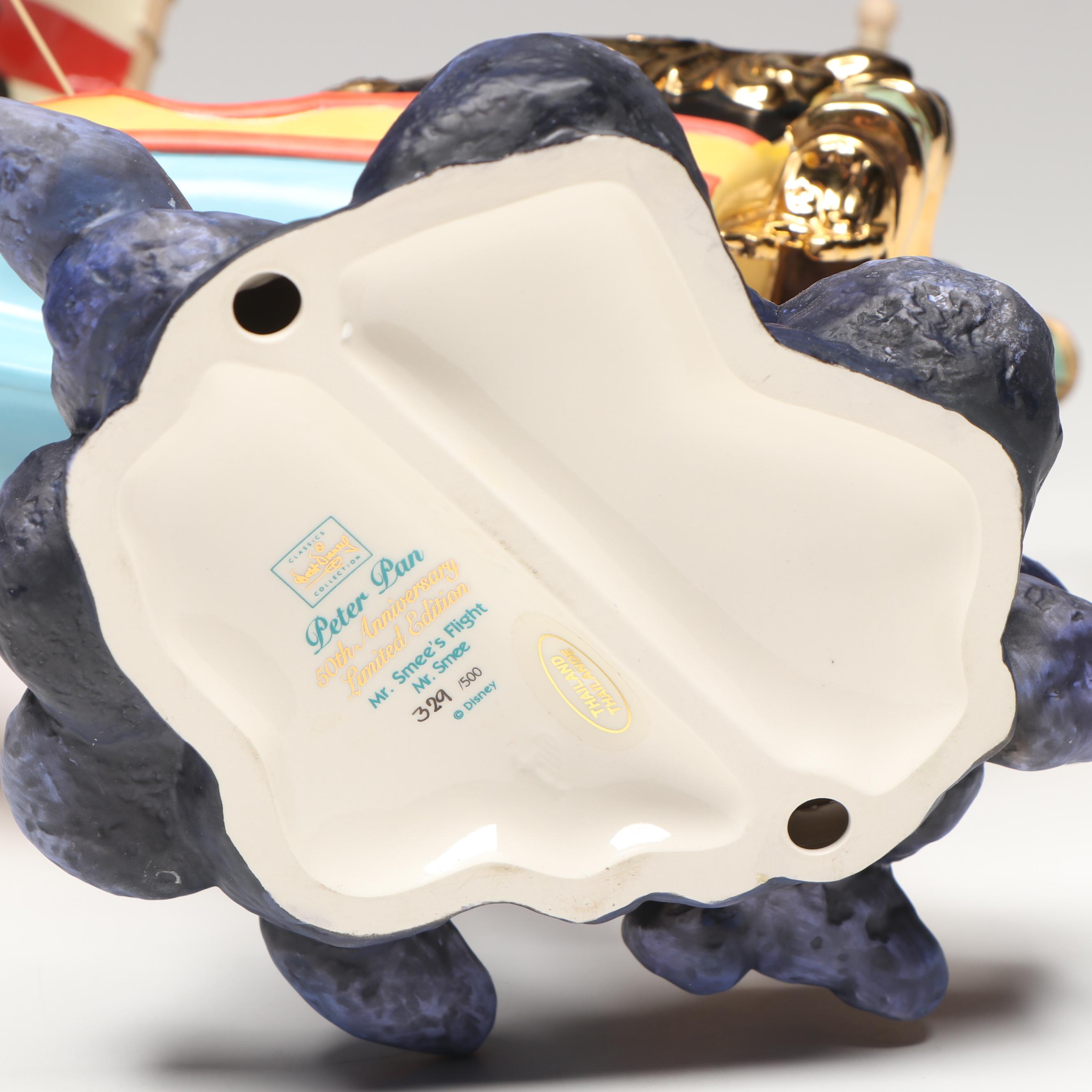 Disney Peter Pan "Mr. Smee's Flgiht" 50th Anniversary Limited Edition Figurine