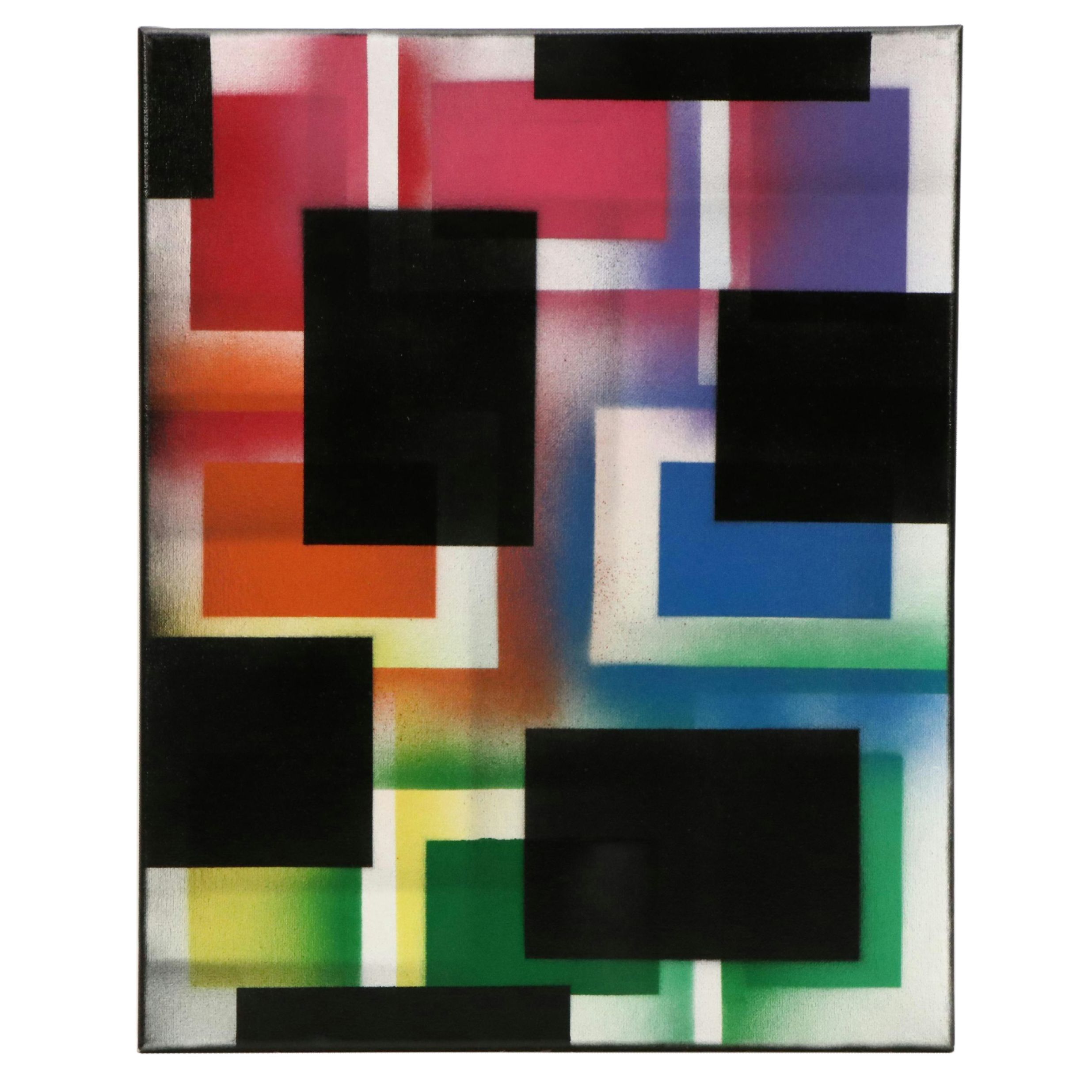 Jason Michael Durham Abstract Mixed Media Painting "Harmonic Transition," 2025