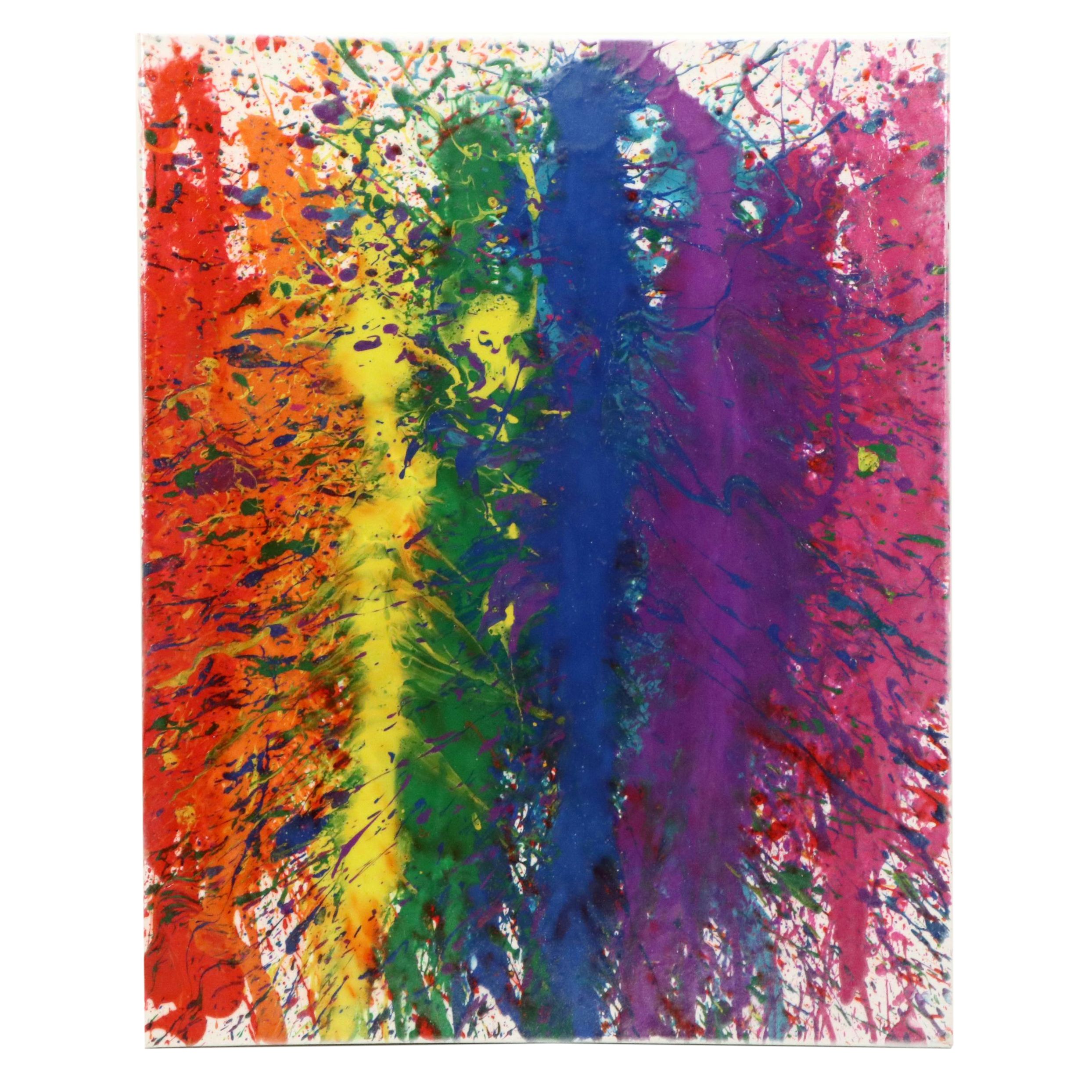 Jason Michael Durham Mixed Media Painting "Rainbows Remembered," 2025