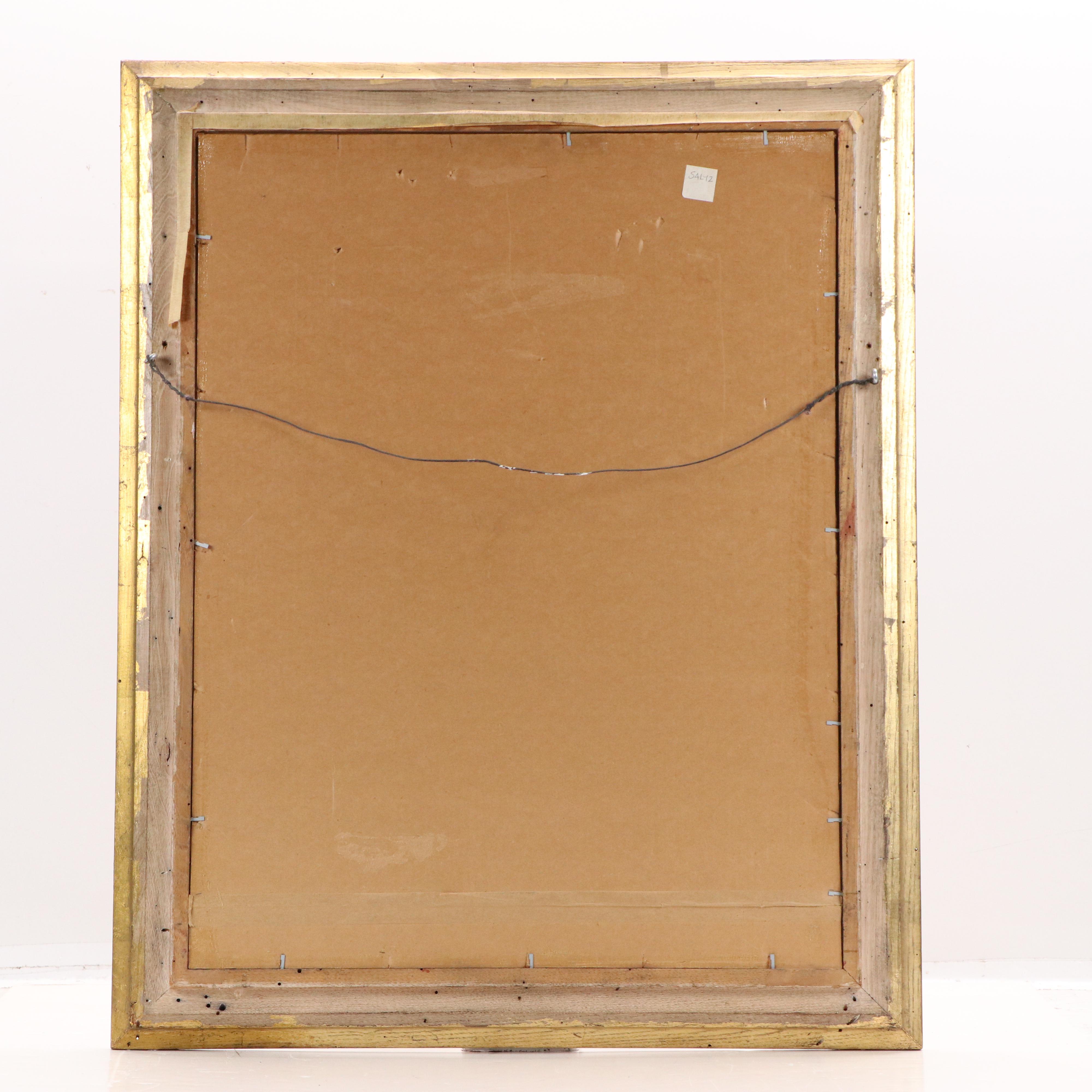 Gerda Christoffersen Pastel Portrait of Indigenous American, 1957