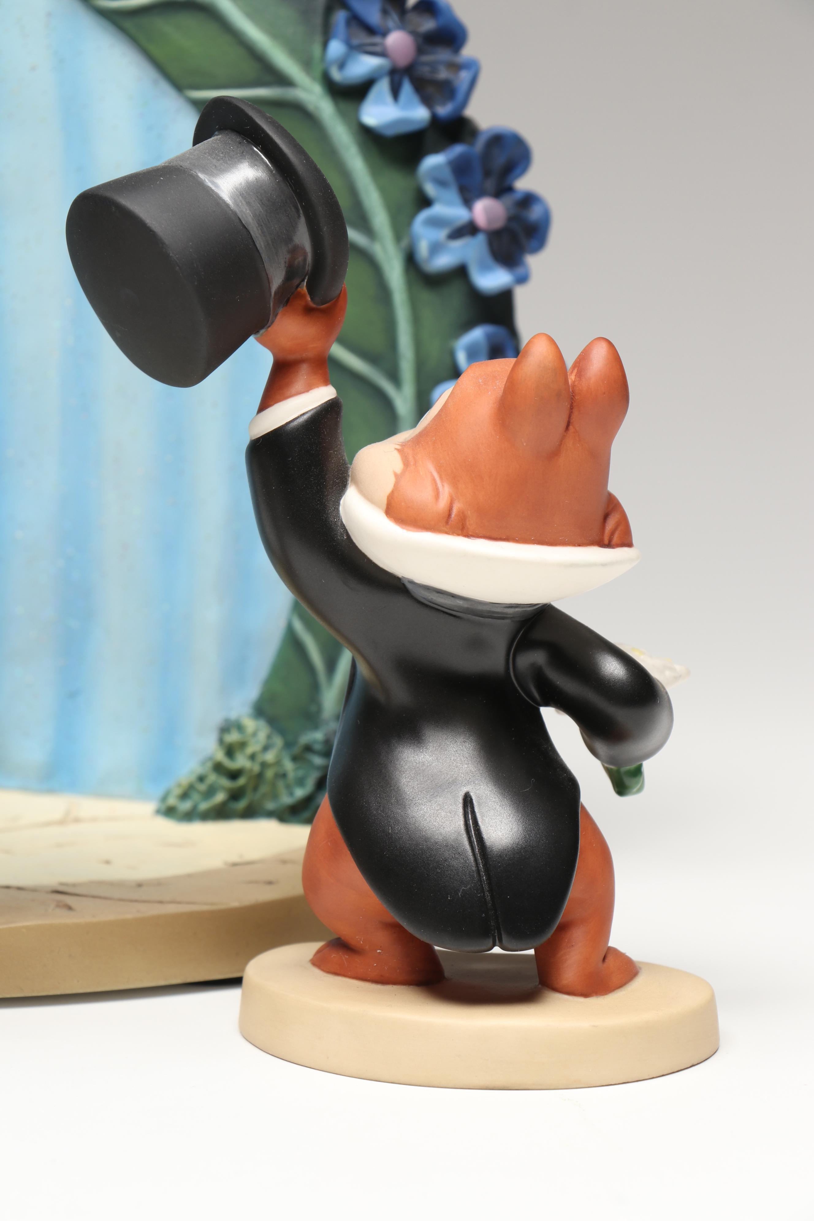 Disney Two Chips and a Miss "Debonair Dale" and "Charming Chip" Figurines, 2000s