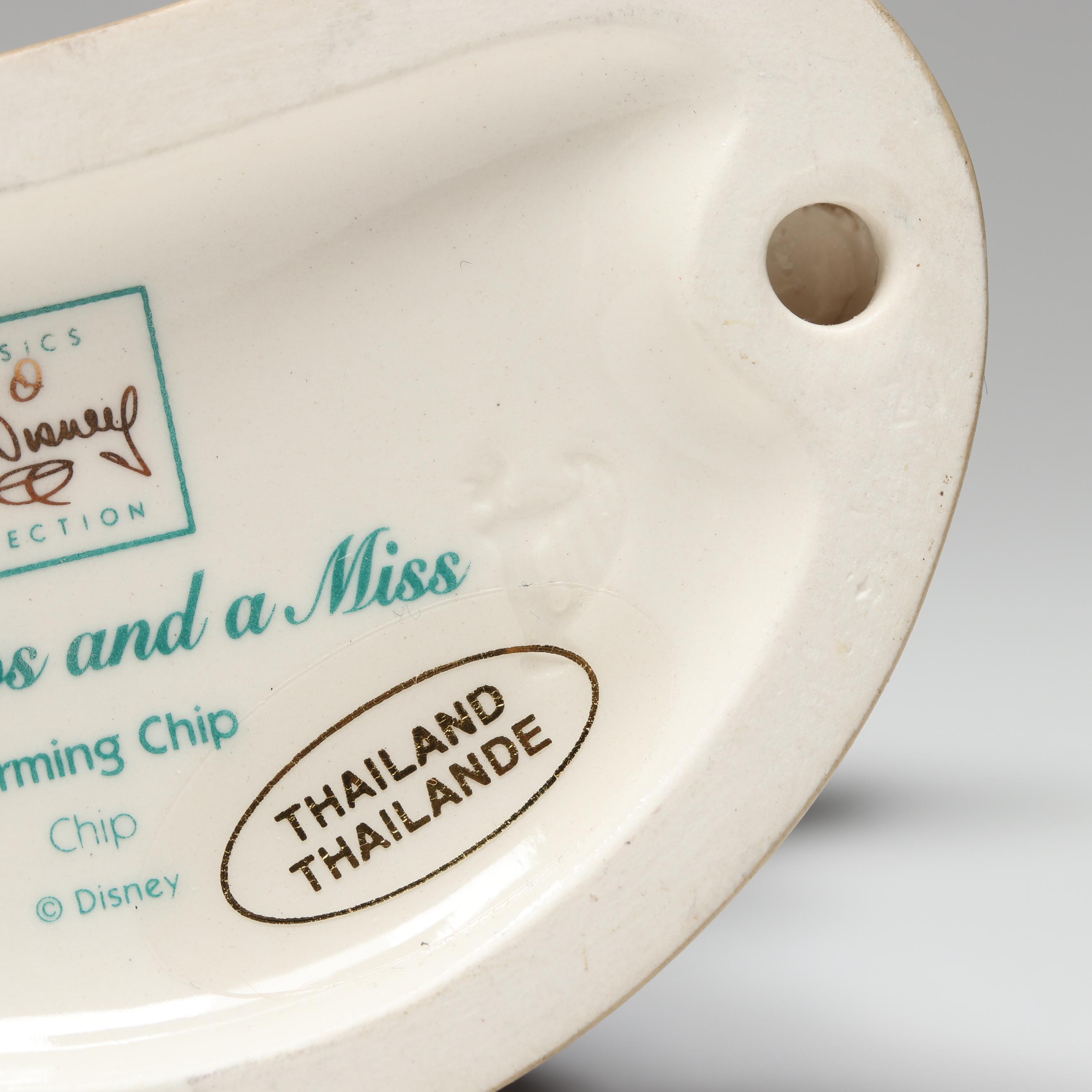 Disney Two Chips and a Miss "Debonair Dale" and "Charming Chip" Figurines, 2000s