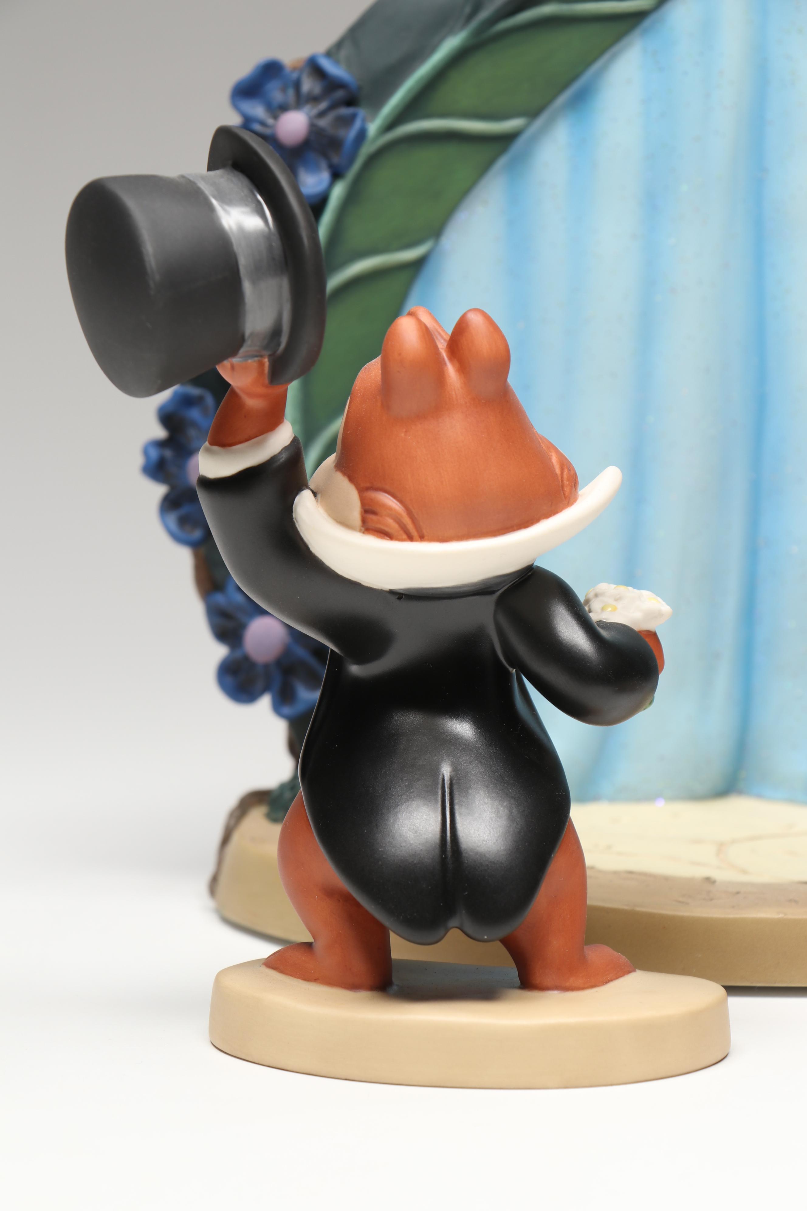 Disney Two Chips and a Miss "Debonair Dale" and "Charming Chip" Figurines, 2000s
