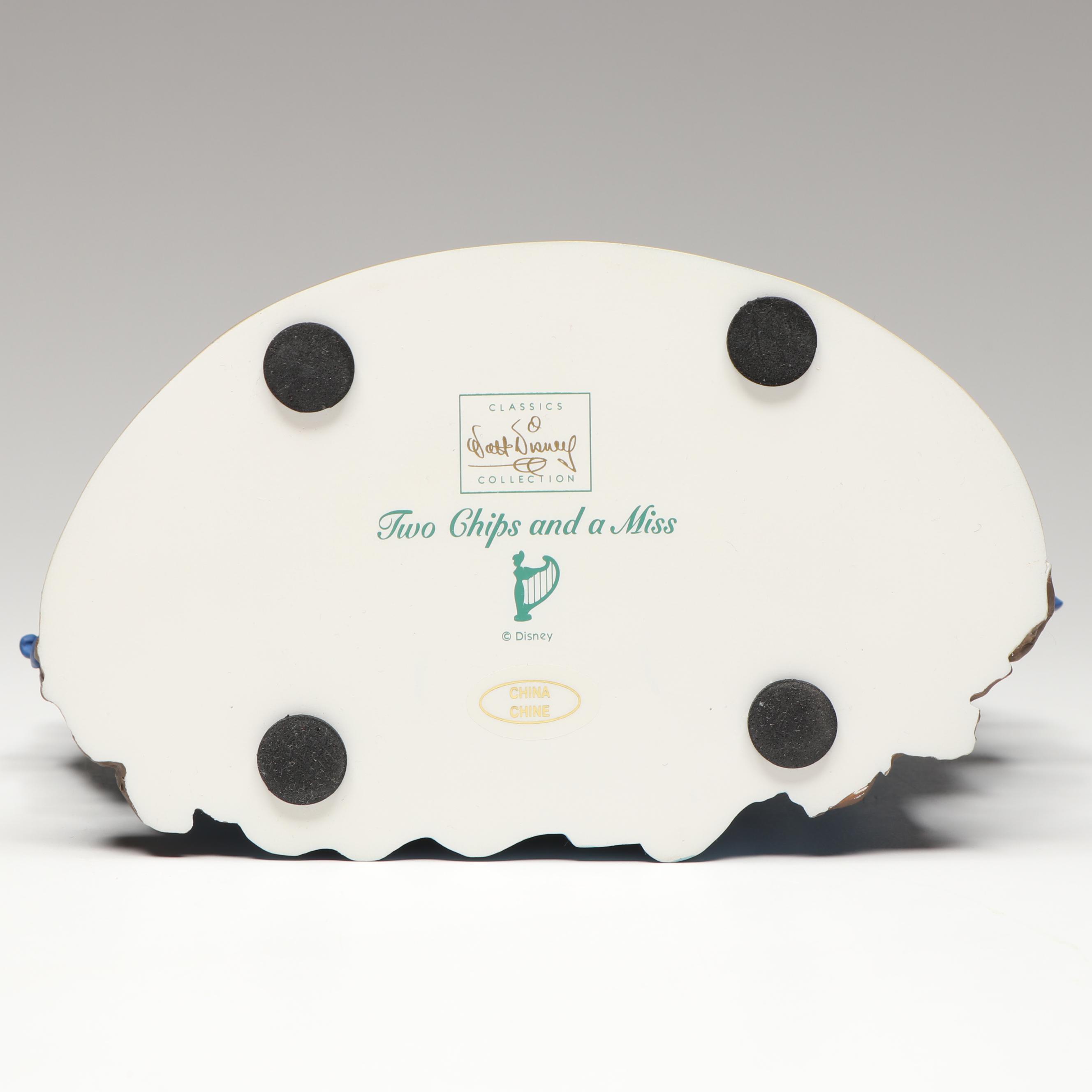 Disney Two Chips and a Miss "Debonair Dale" and "Charming Chip" Figurines, 2000s