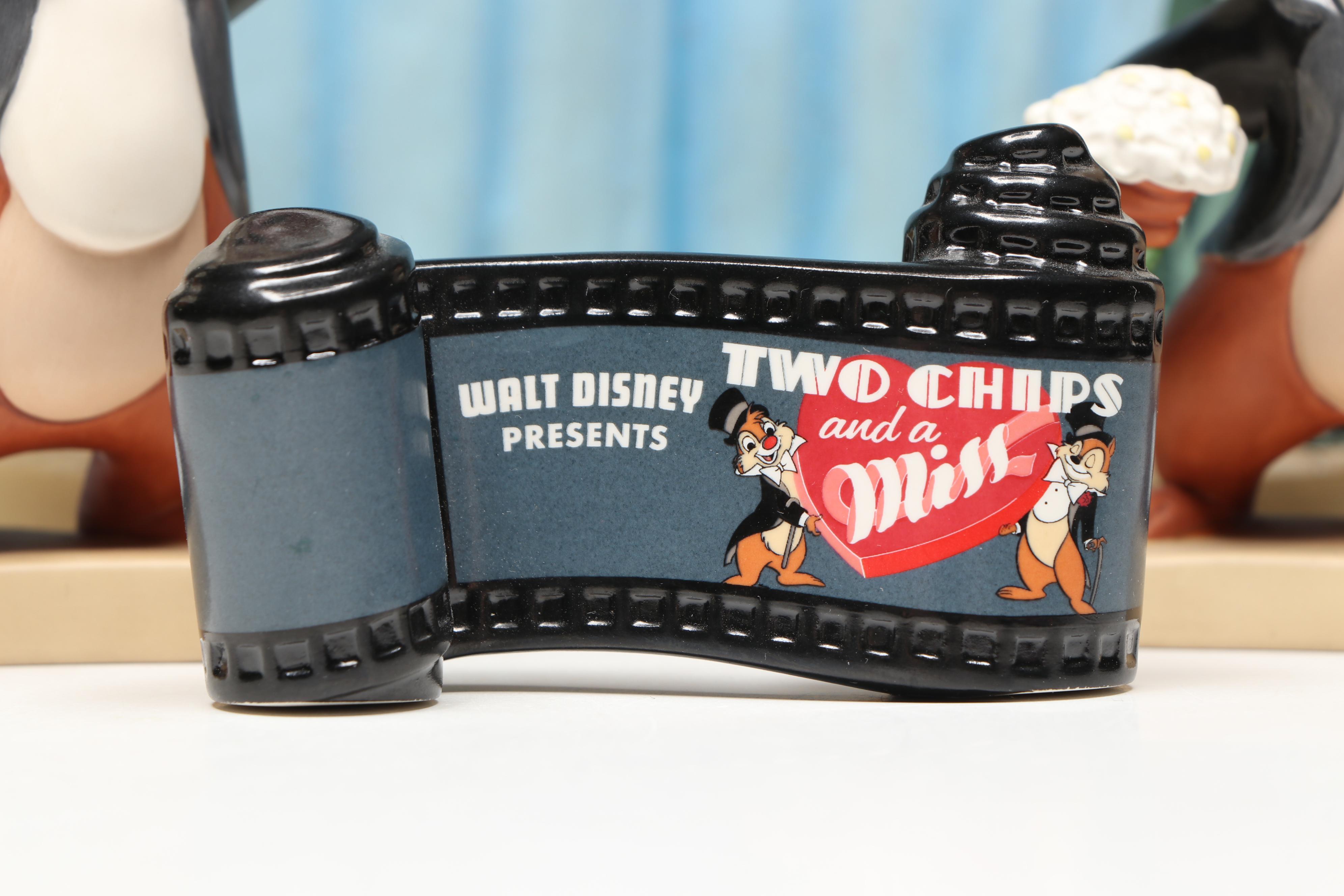 Disney Two Chips and a Miss "Debonair Dale" and "Charming Chip" Figurines, 2000s