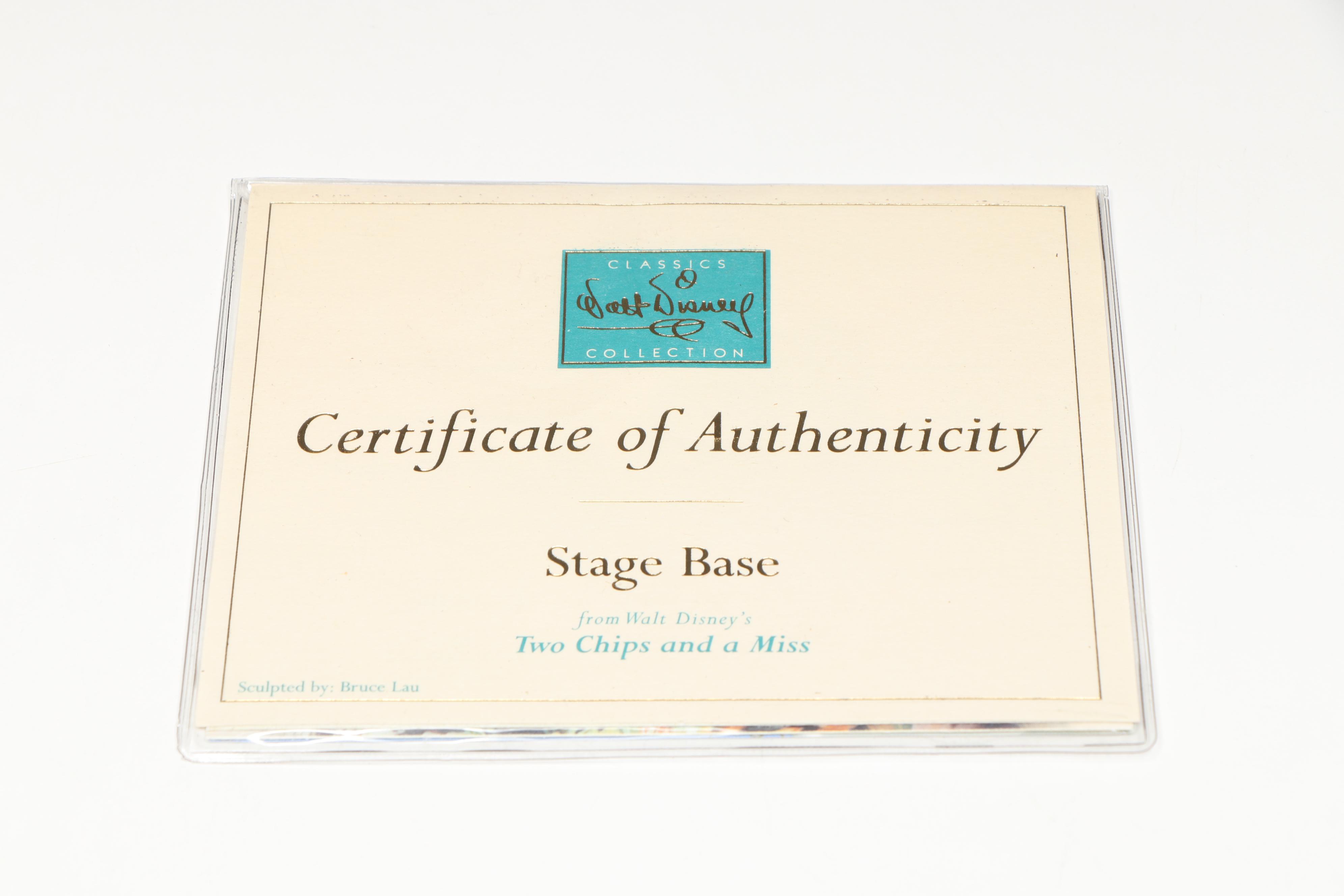 Disney Two Chips and a Miss "Debonair Dale" and "Charming Chip" Figurines, 2000s