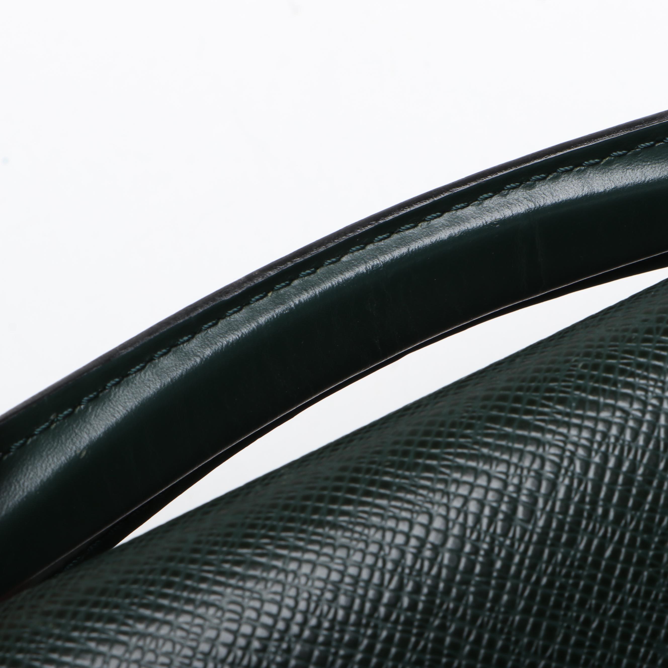 Louis Vuitton Serviette Kourad Briefcase in Épicéa Taïga Leather