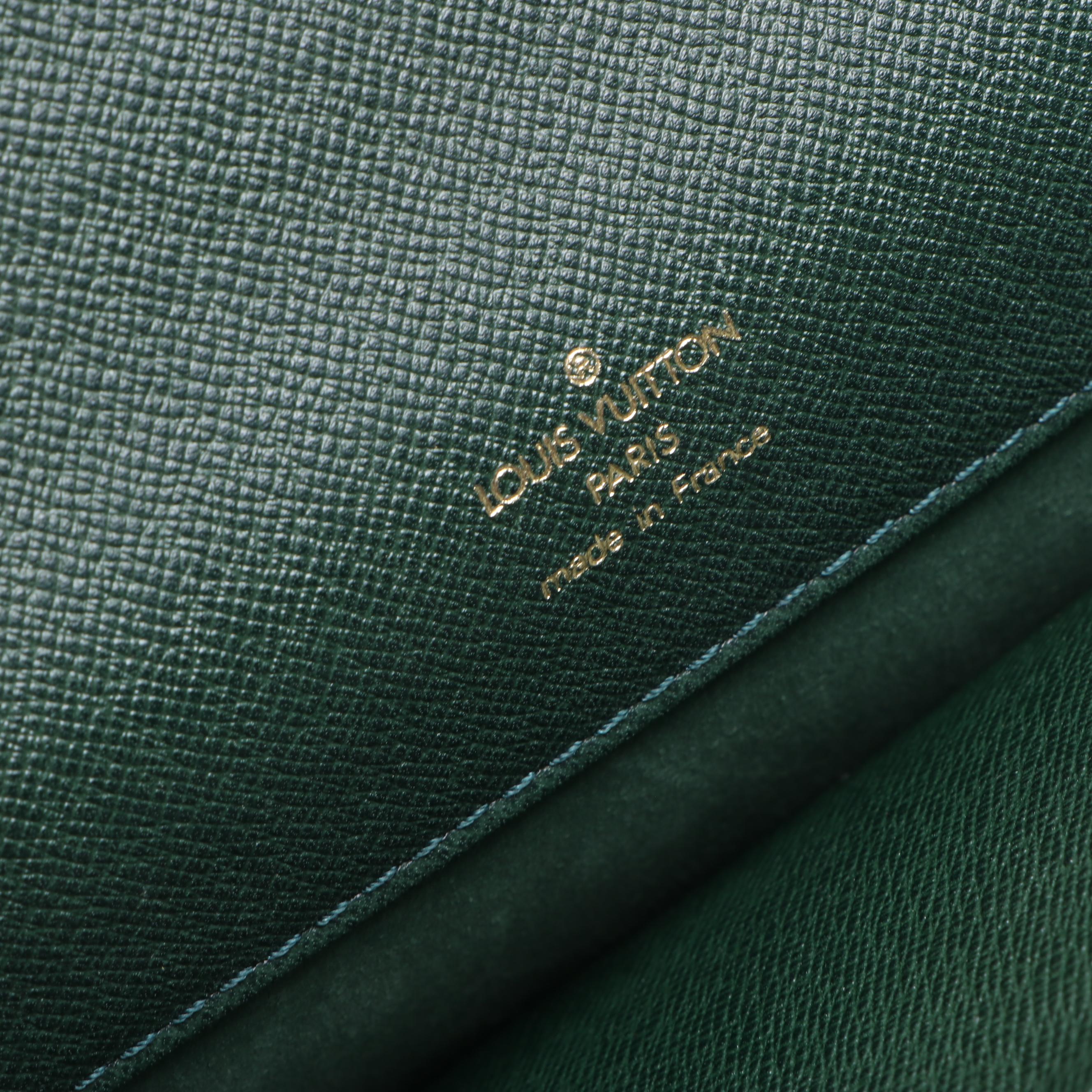 Louis Vuitton Serviette Kourad Briefcase in Épicéa Taïga Leather