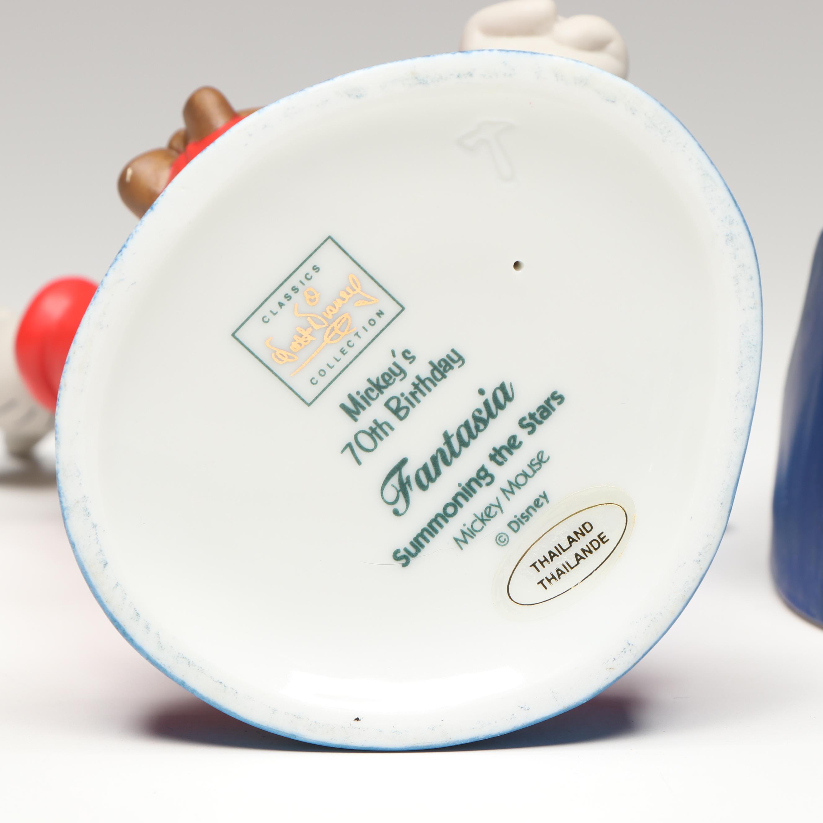 Disney Fantasia "Summoning the Stars" Mickey Mouse 70th Birthday Figurine