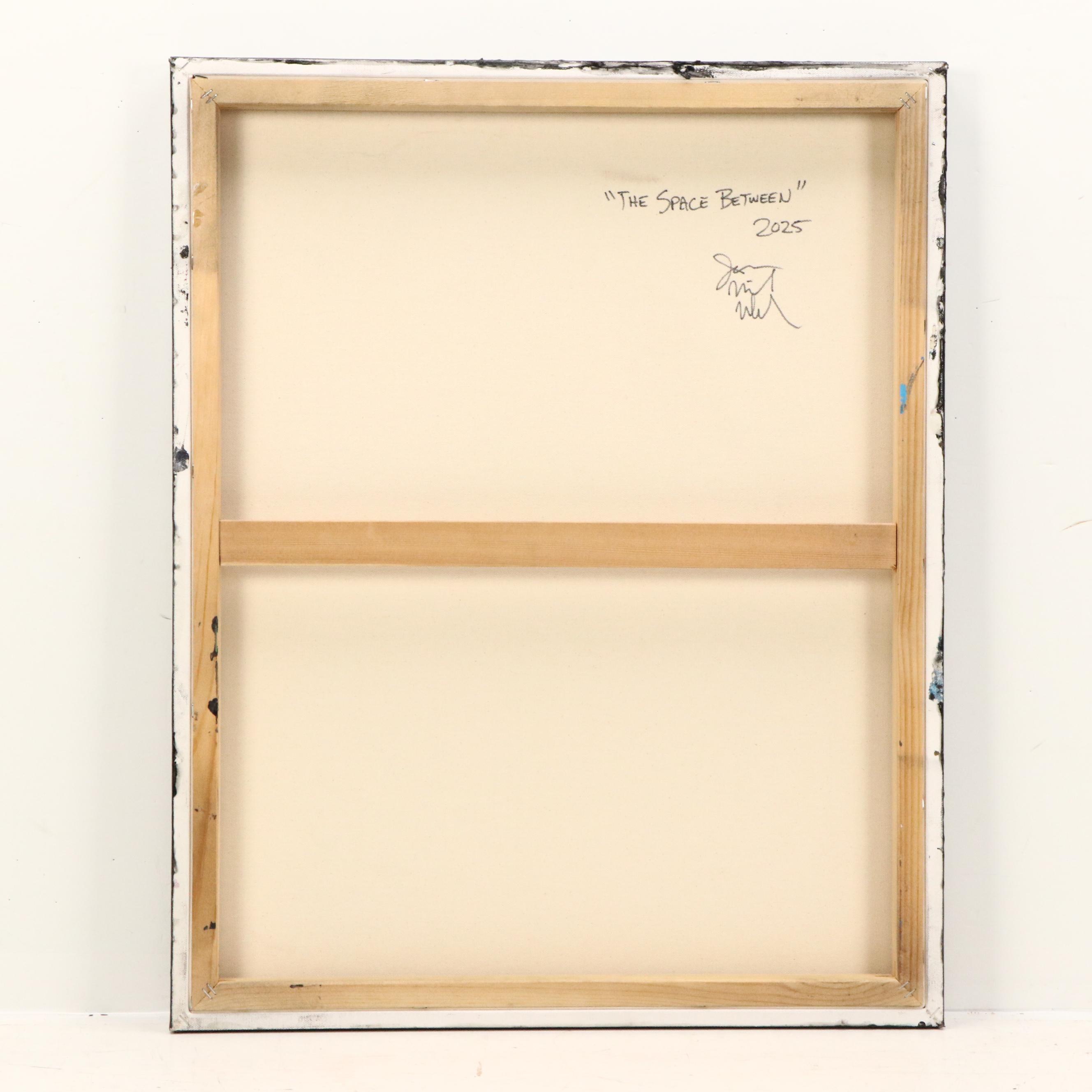 Jason Michael Durham Mixed Media Painting "The Space Between," 2025