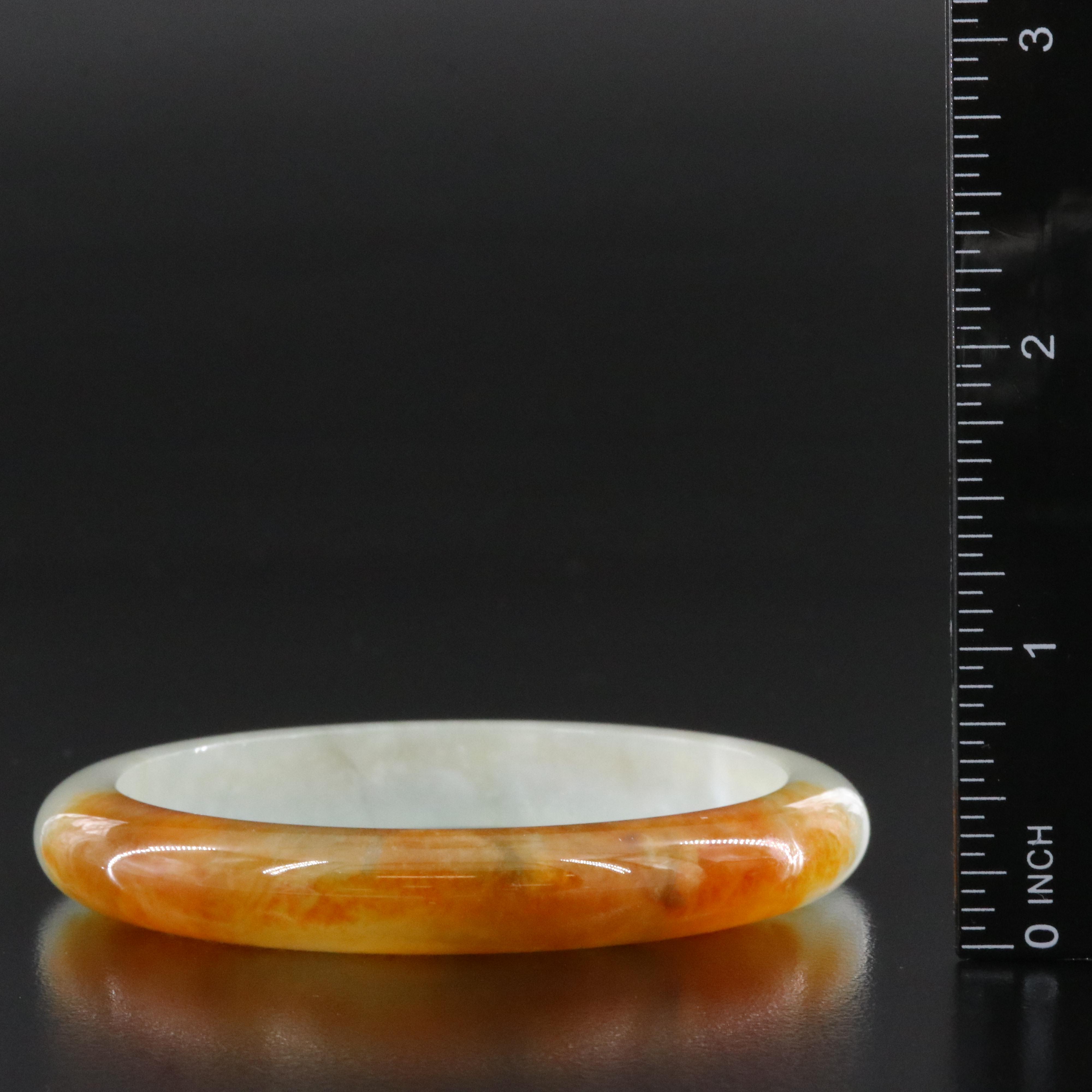 Jadeite Hololith Bangle