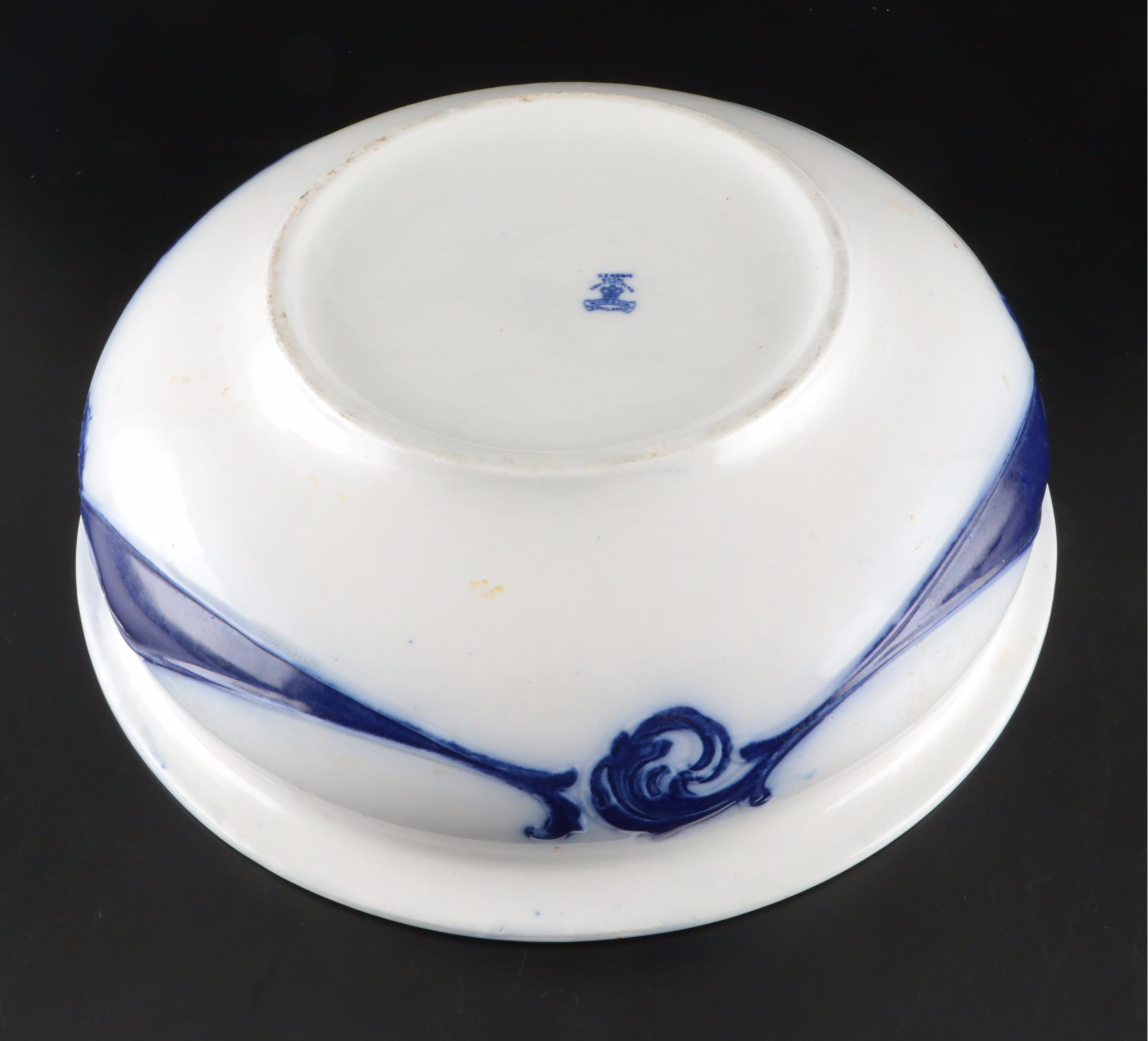 Staffordshire Wood & Sons Earthenware Washbasin, Late 19th/ Early 20th Century