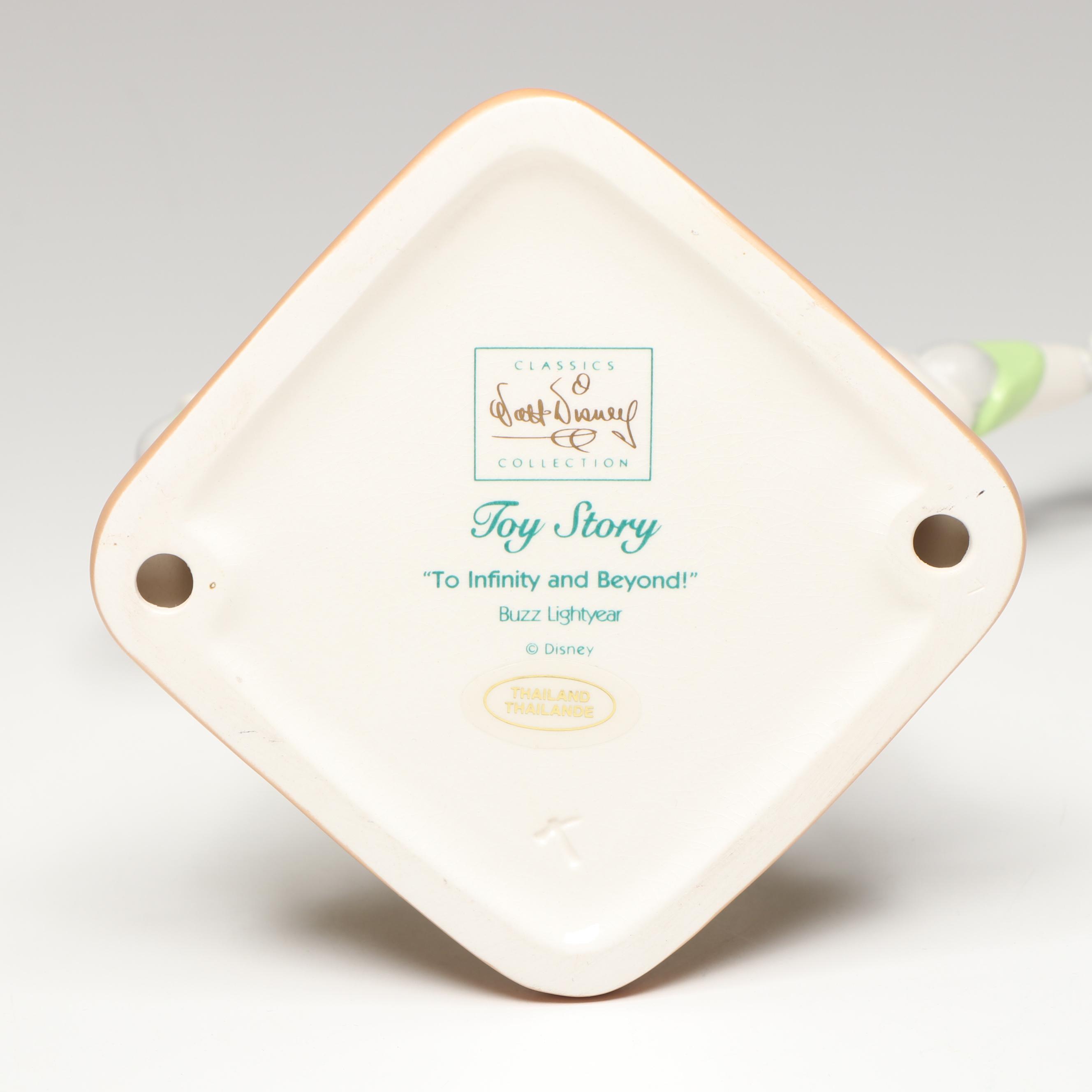 Disney Toy Story "To Infinity and Beyond" and Other Porcelain Figurine