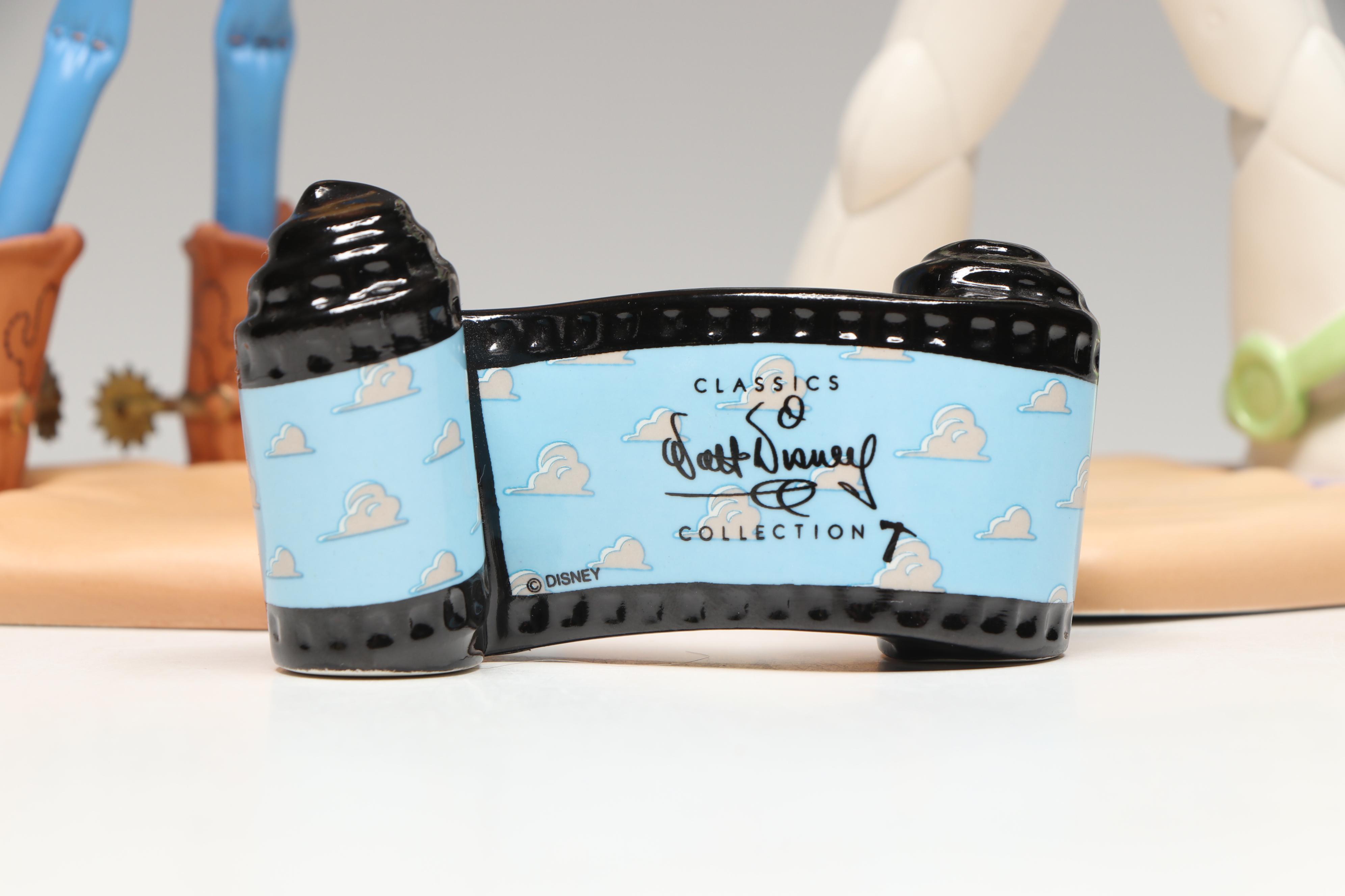 Disney Toy Story "To Infinity and Beyond" and Other Porcelain Figurine