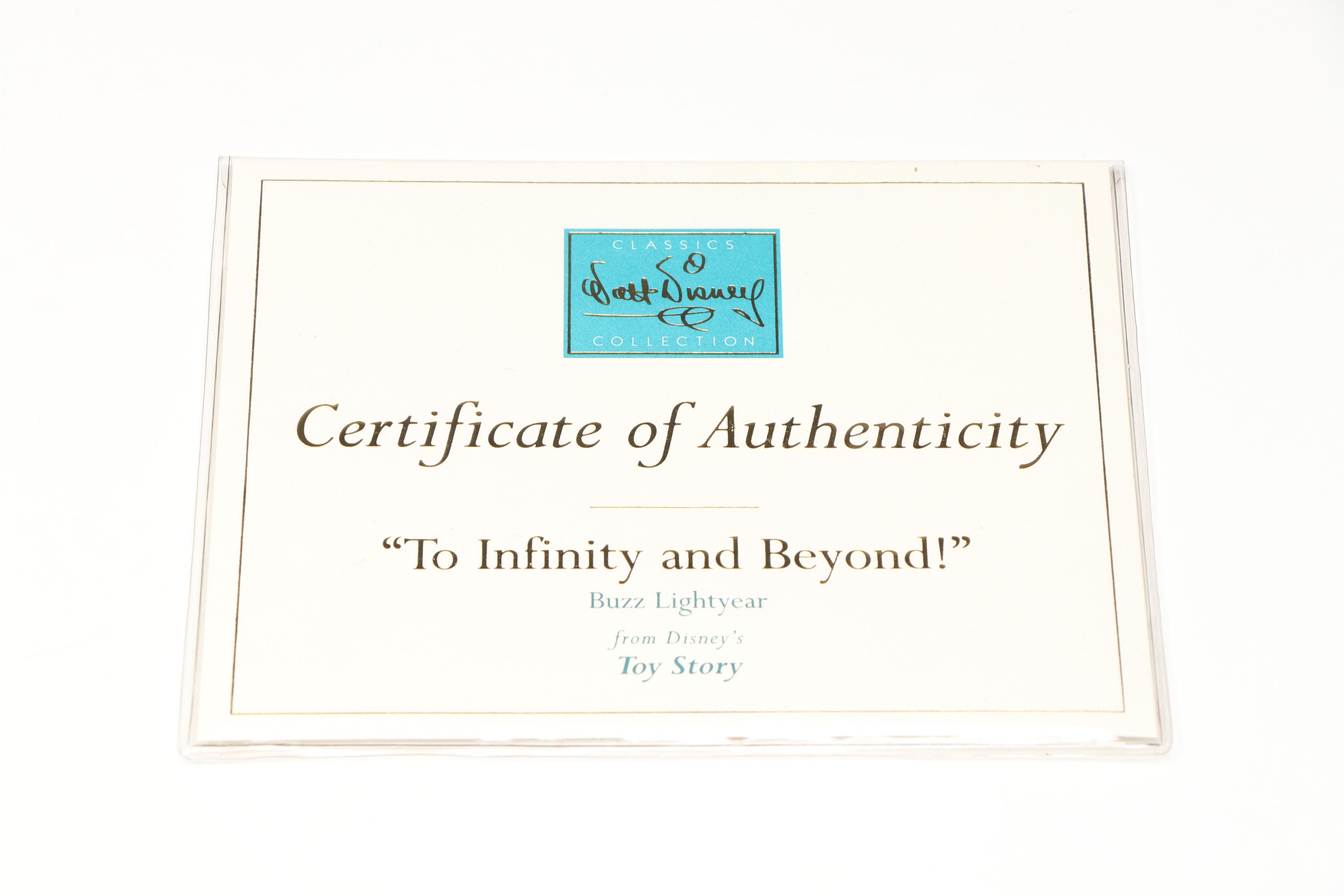 Disney Toy Story "To Infinity and Beyond" and Other Porcelain Figurine