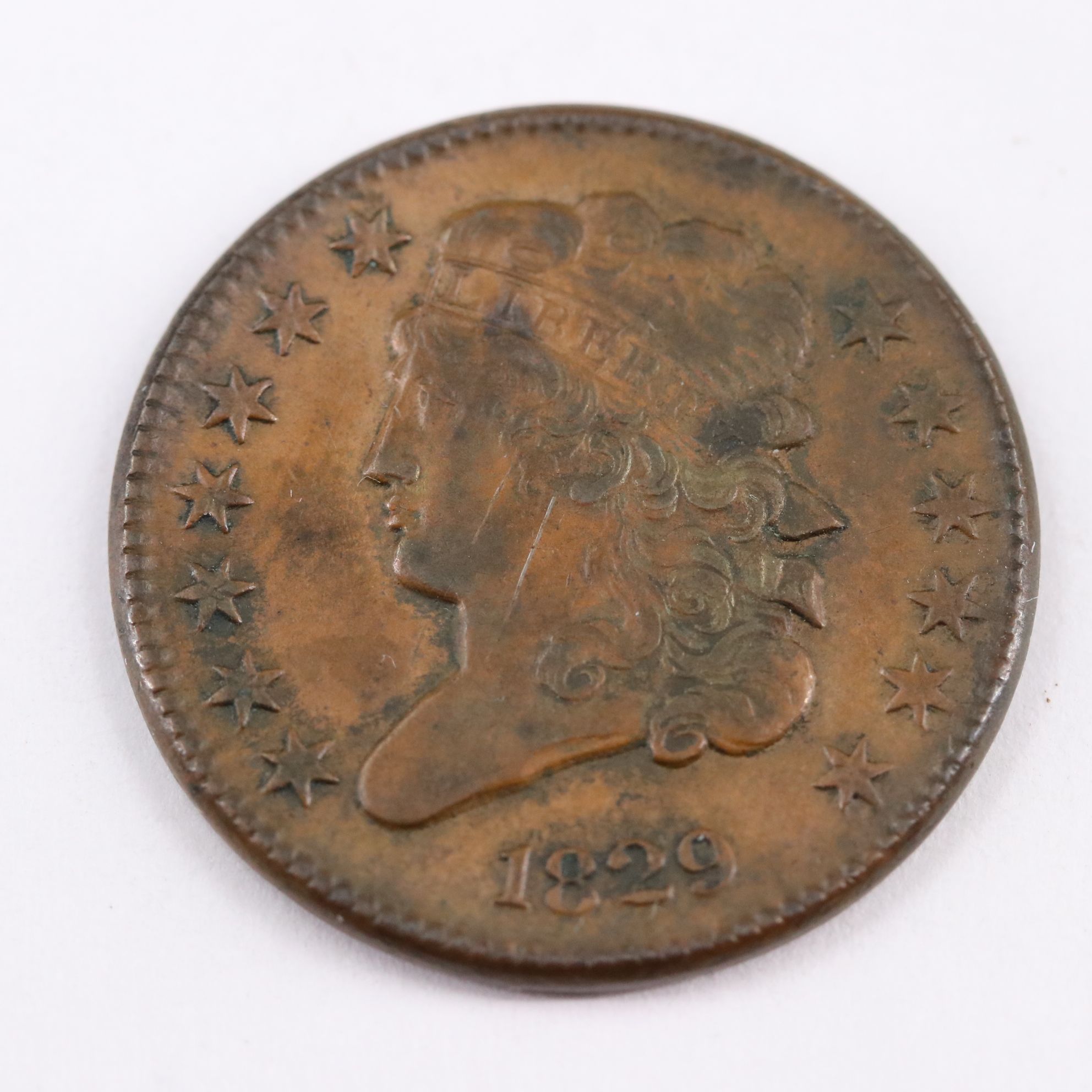 1829 U.S. Classic Head Half Cent