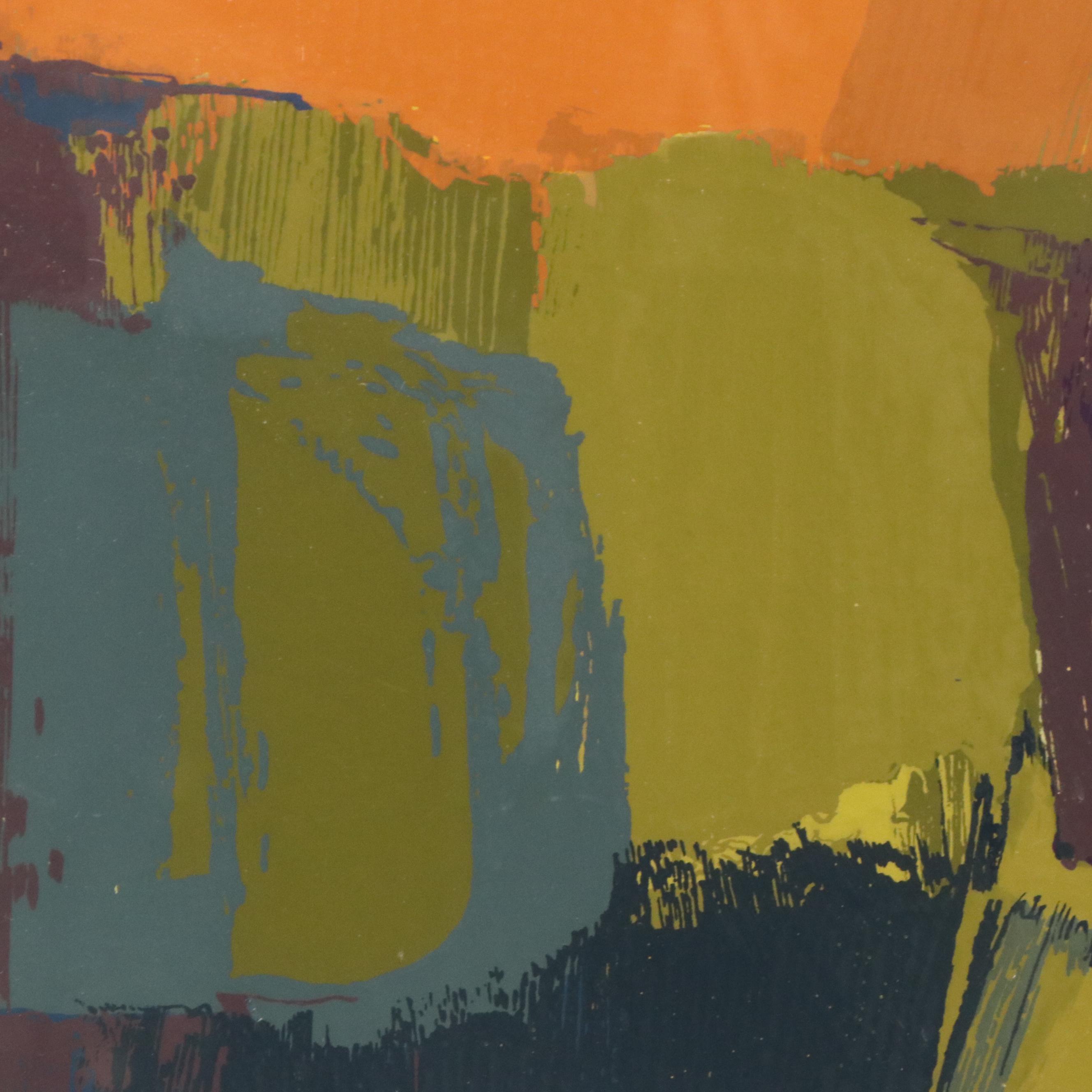 Nicola Simbari Hand-Embellished Serigraph "Clown à l'Ombrelle"