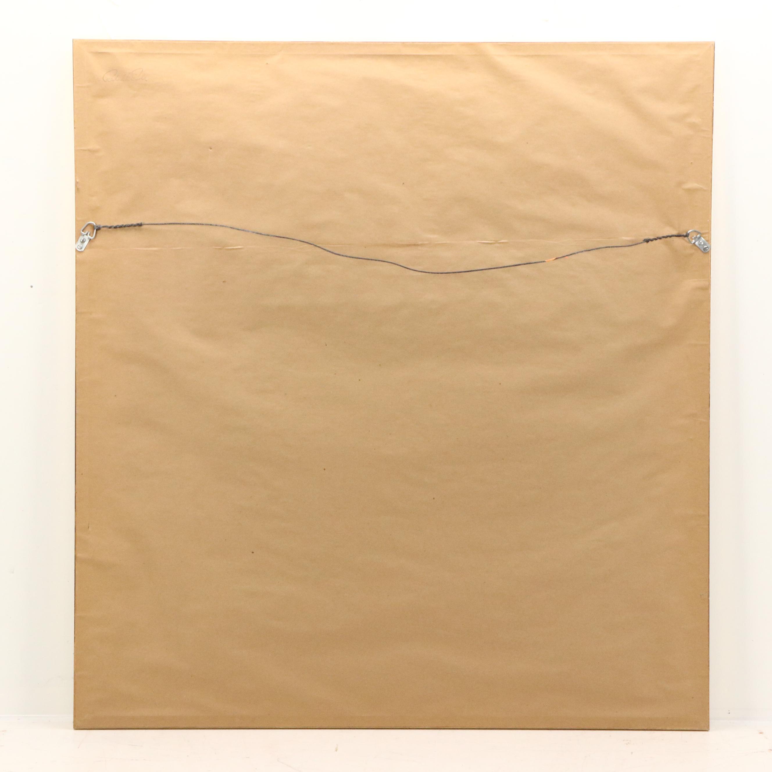 Nicola Simbari Hand-Embellished Serigraph "Clown à l'Ombrelle"