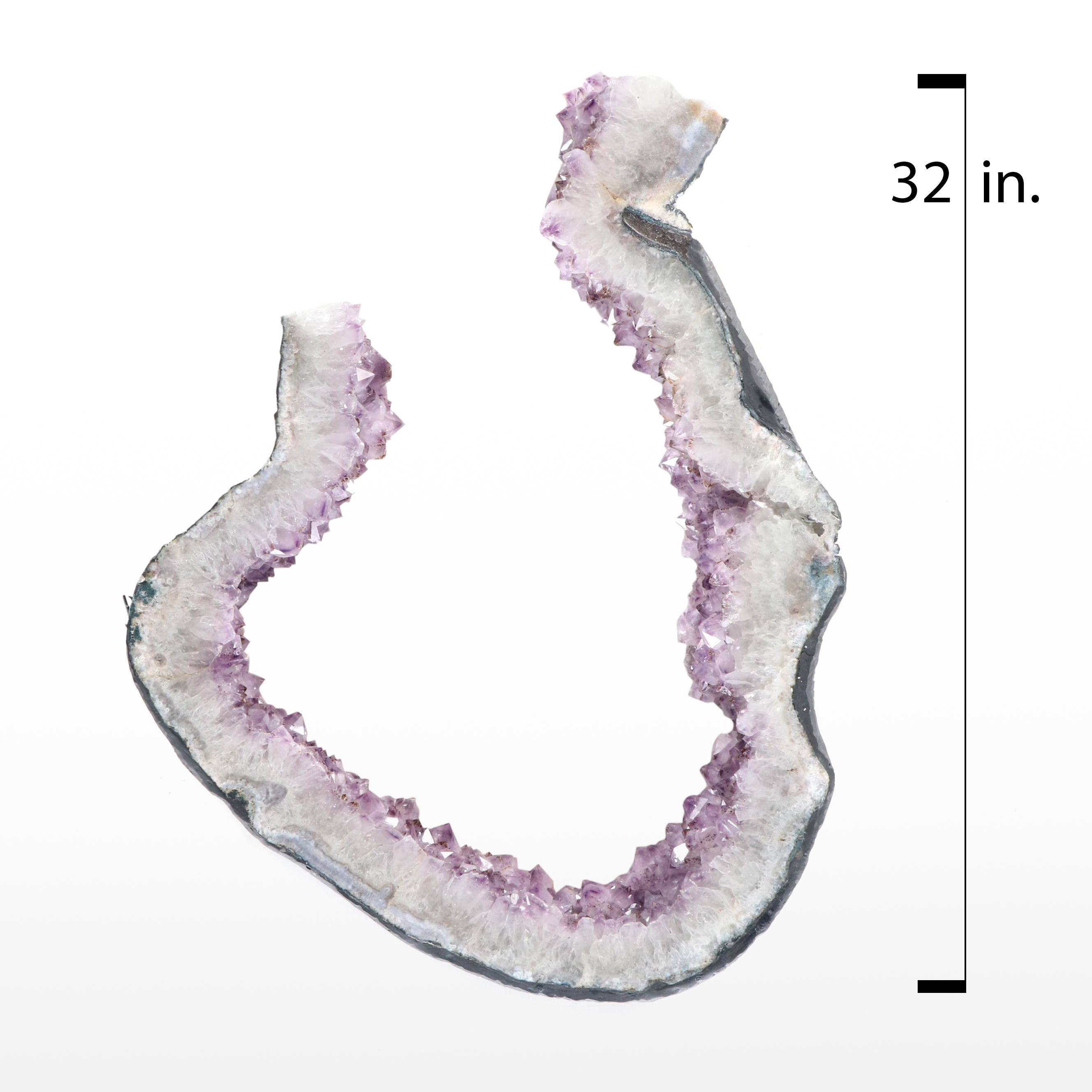 Amethyst Cathedral Cross-Section Specimen