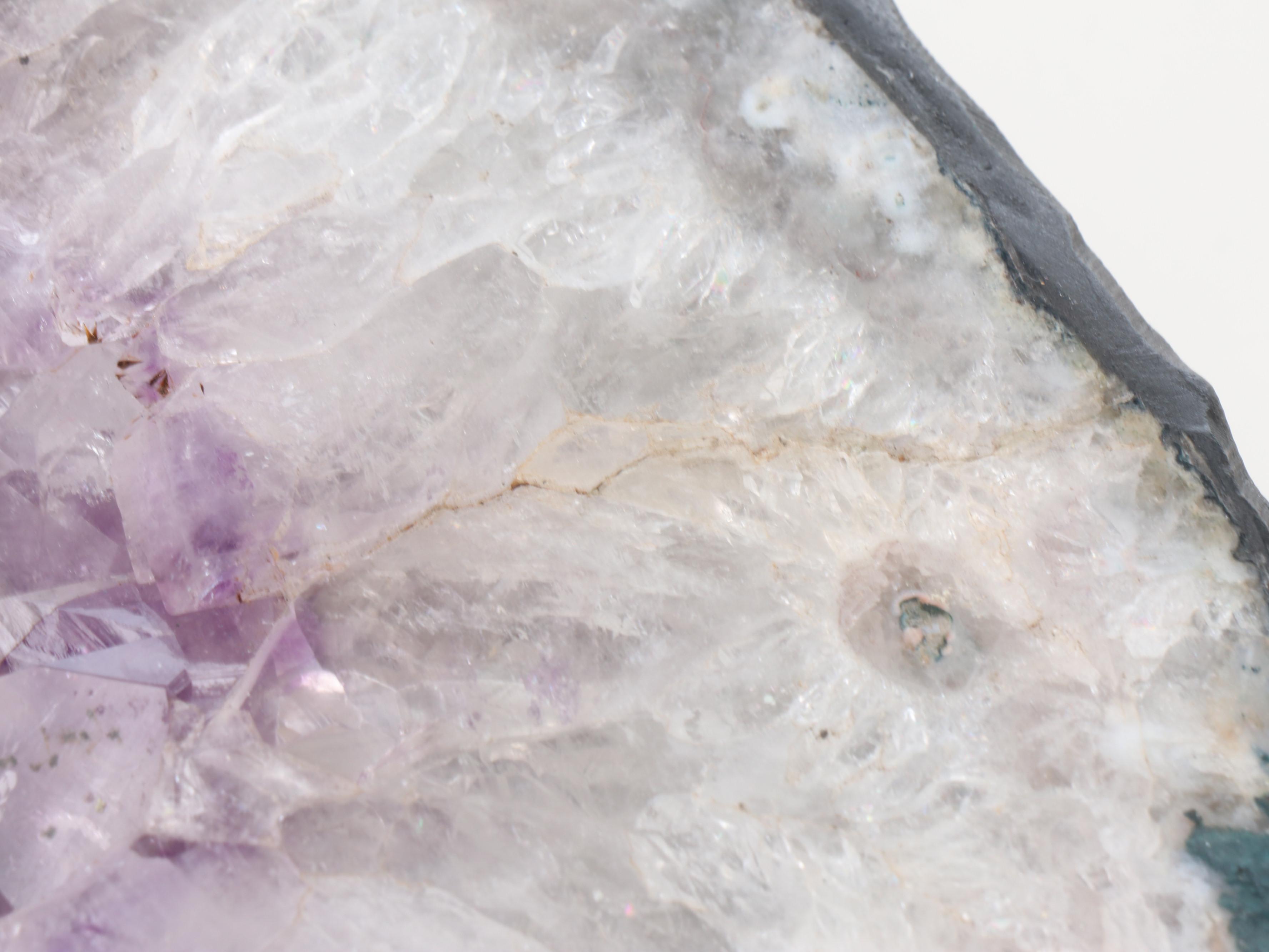 Amethyst Cathedral Cross-Section Specimen