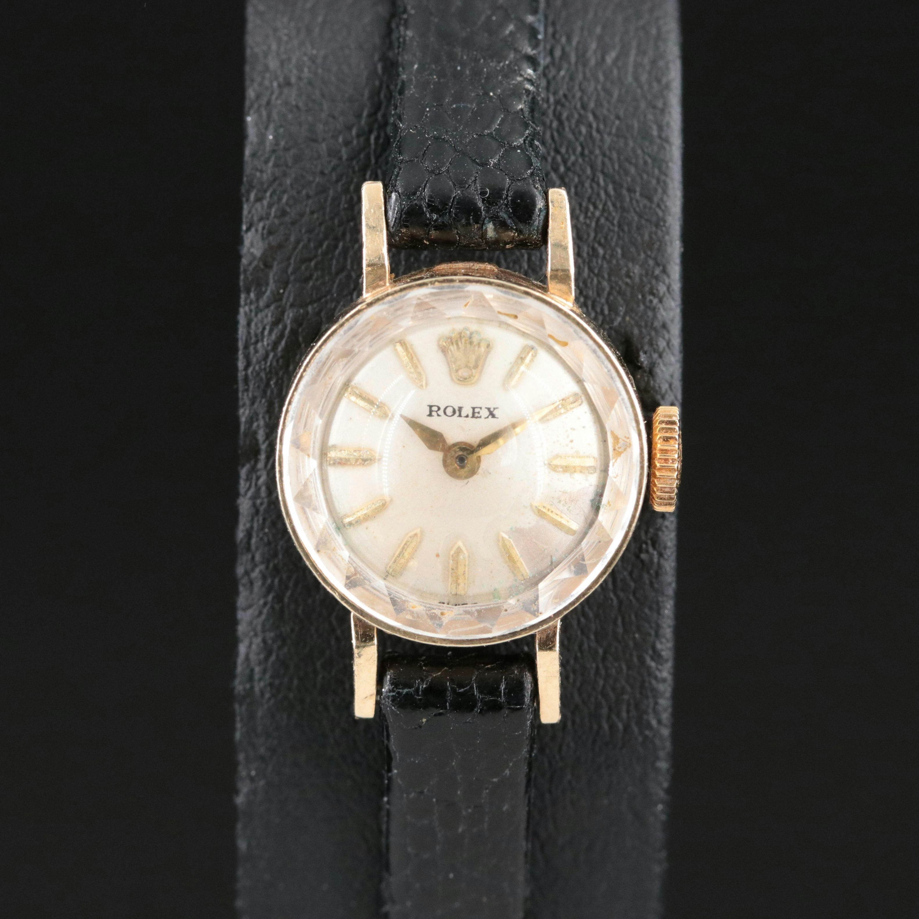 Antique Rolex 14K Manual Wind Watch