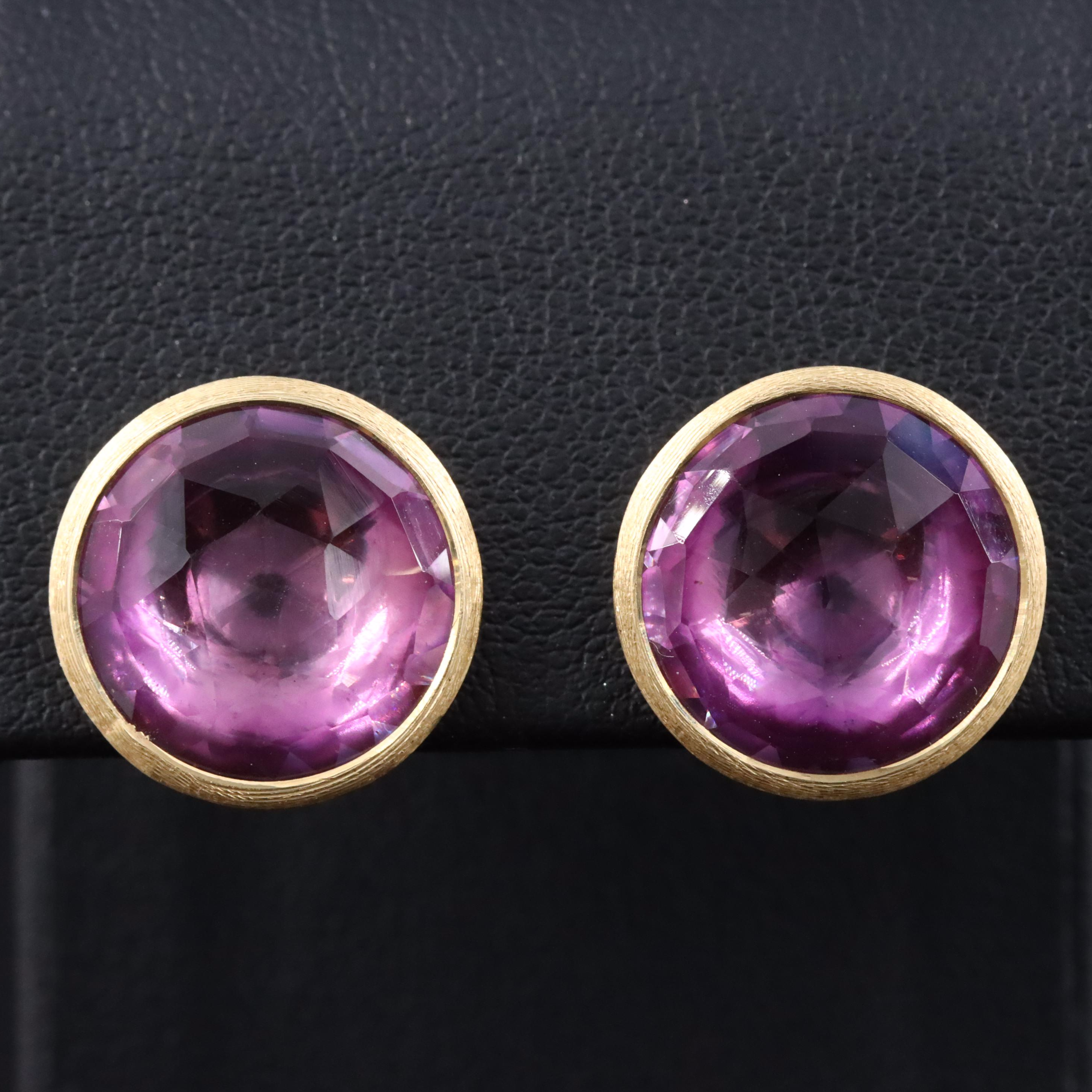 Marco Bicego Jaipur Color Amethyst 18K Earrings