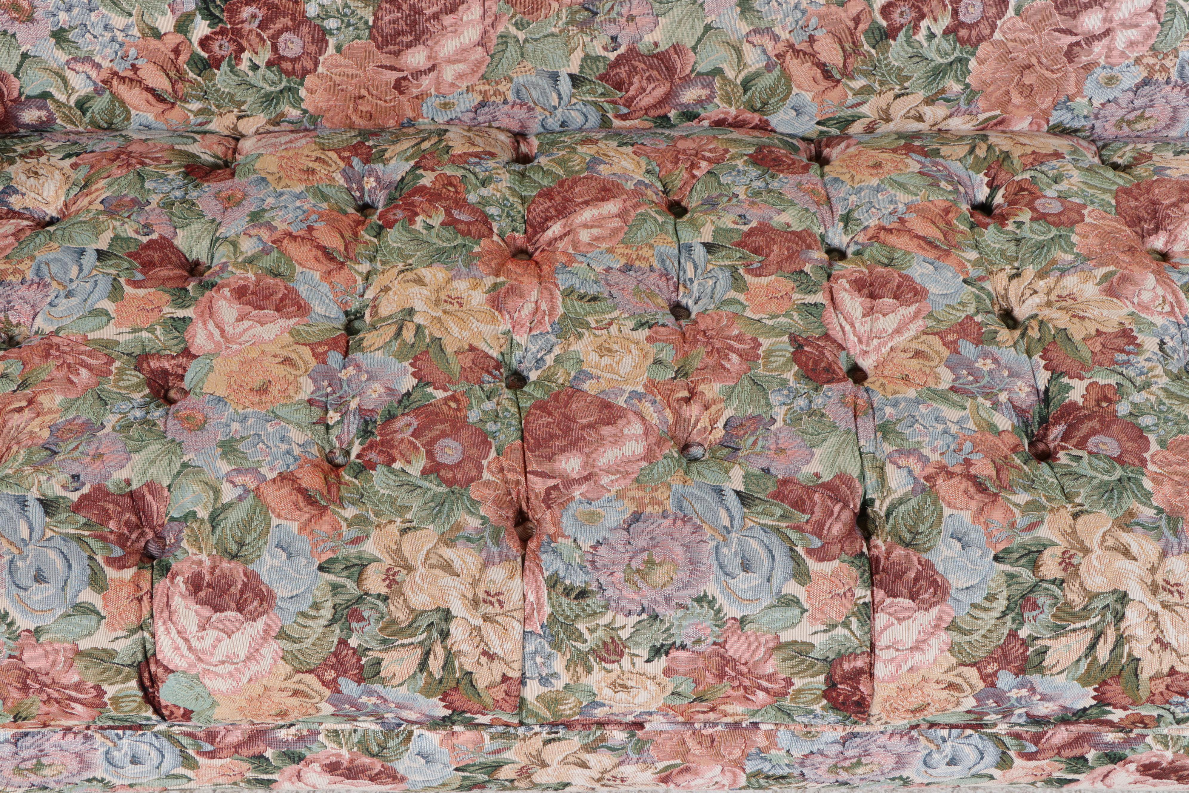 Edwardian Style Upholstered Chaise Lounge