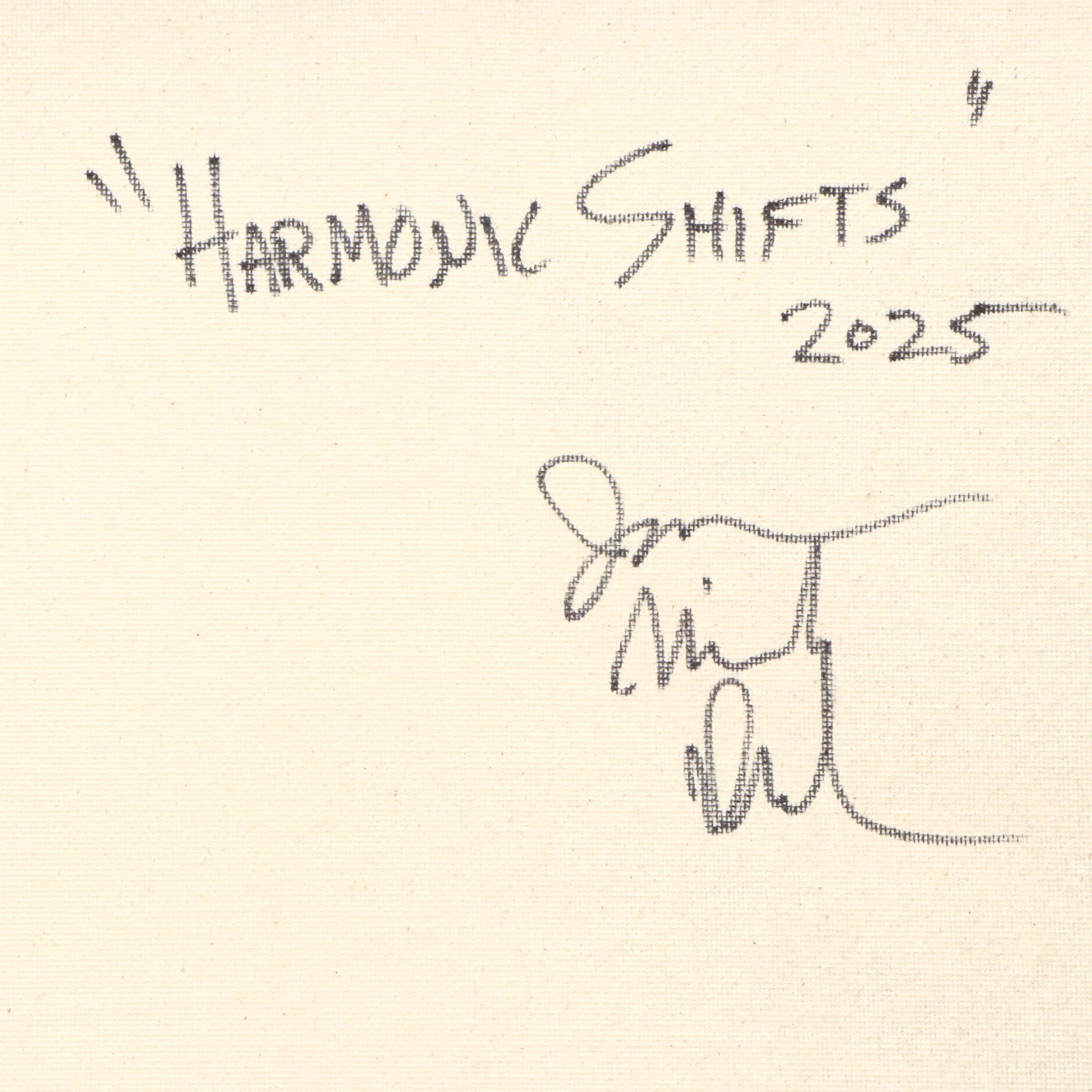 Jason Michael Durham Abstract Mixed Media Painting "Harmony Shifts," 2025