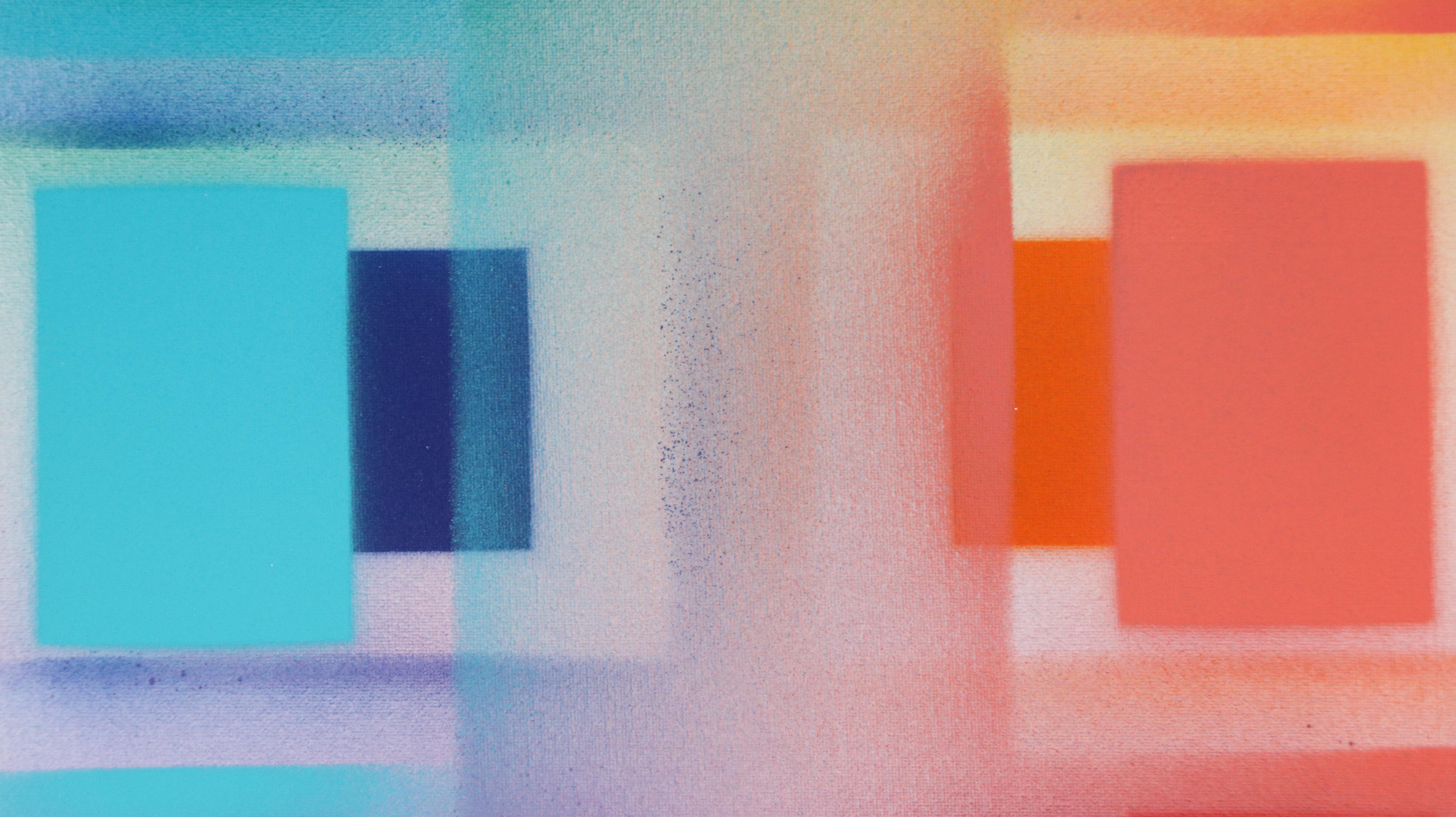 Jason Michael Durham Abstract Mixed Media Painting "Memory Sequence," 2025