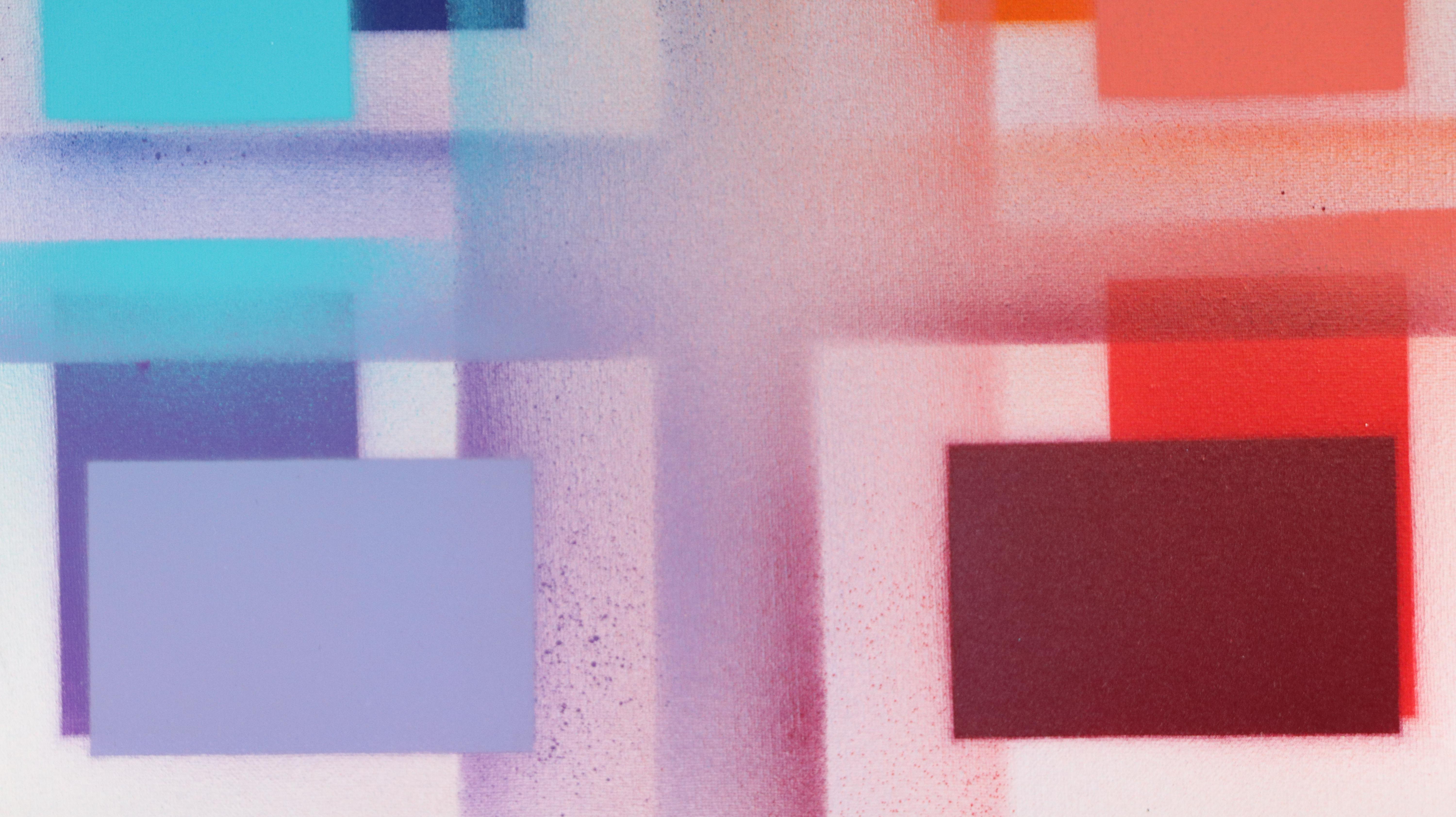 Jason Michael Durham Abstract Mixed Media Painting "Memory Sequence," 2025