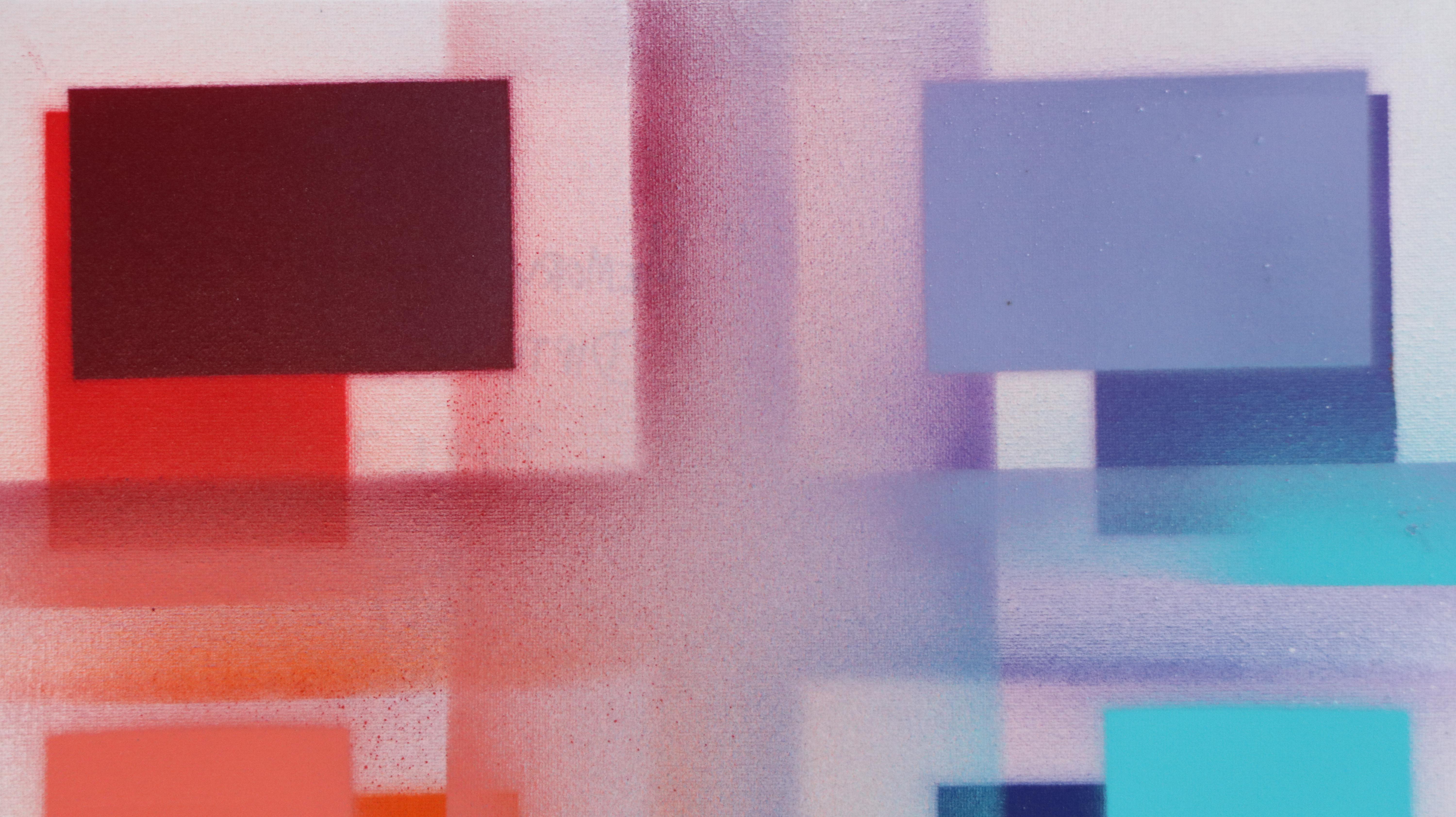 Jason Michael Durham Abstract Mixed Media Painting "Memory Sequence," 2025