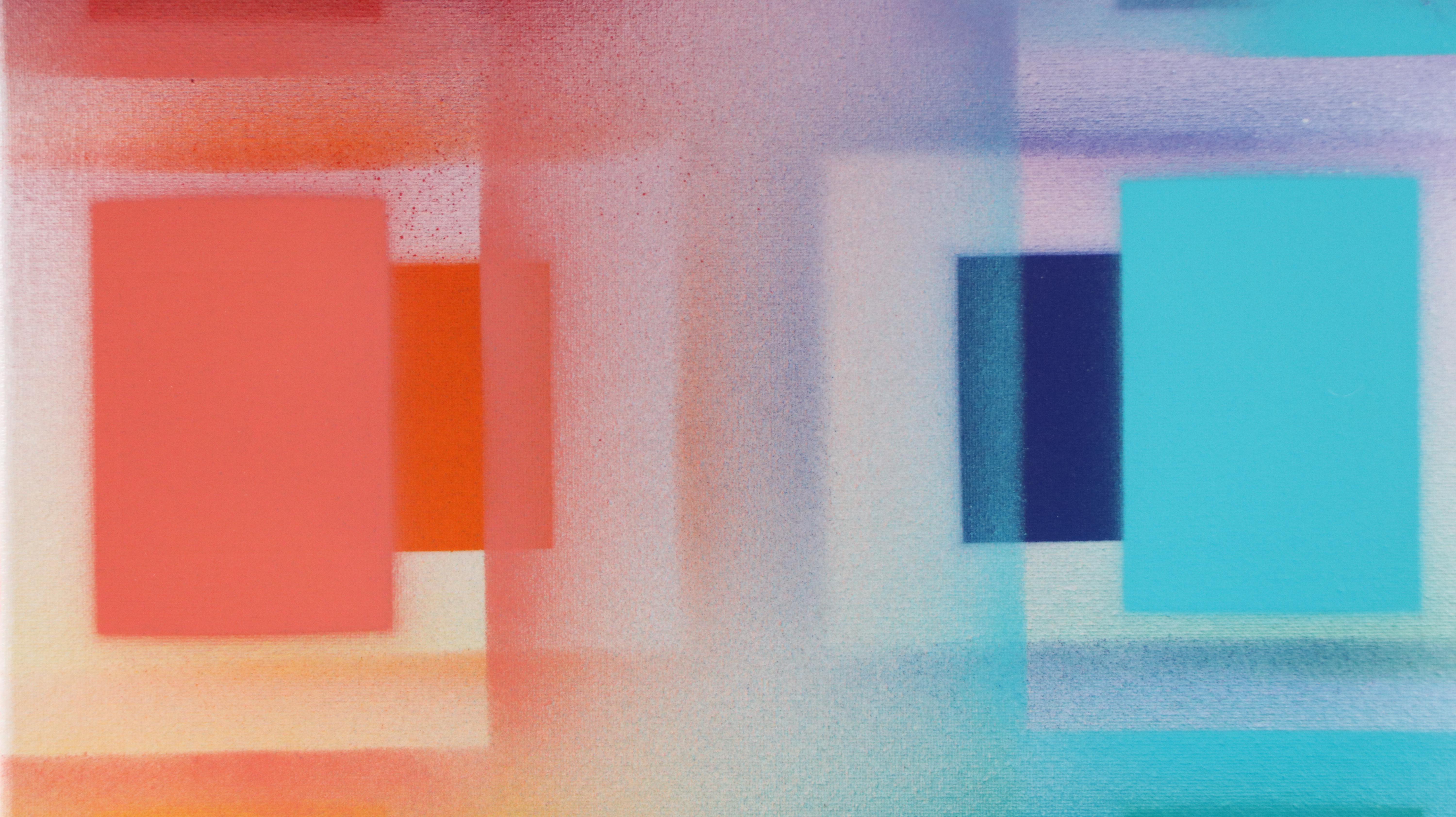 Jason Michael Durham Abstract Mixed Media Painting "Memory Sequence," 2025