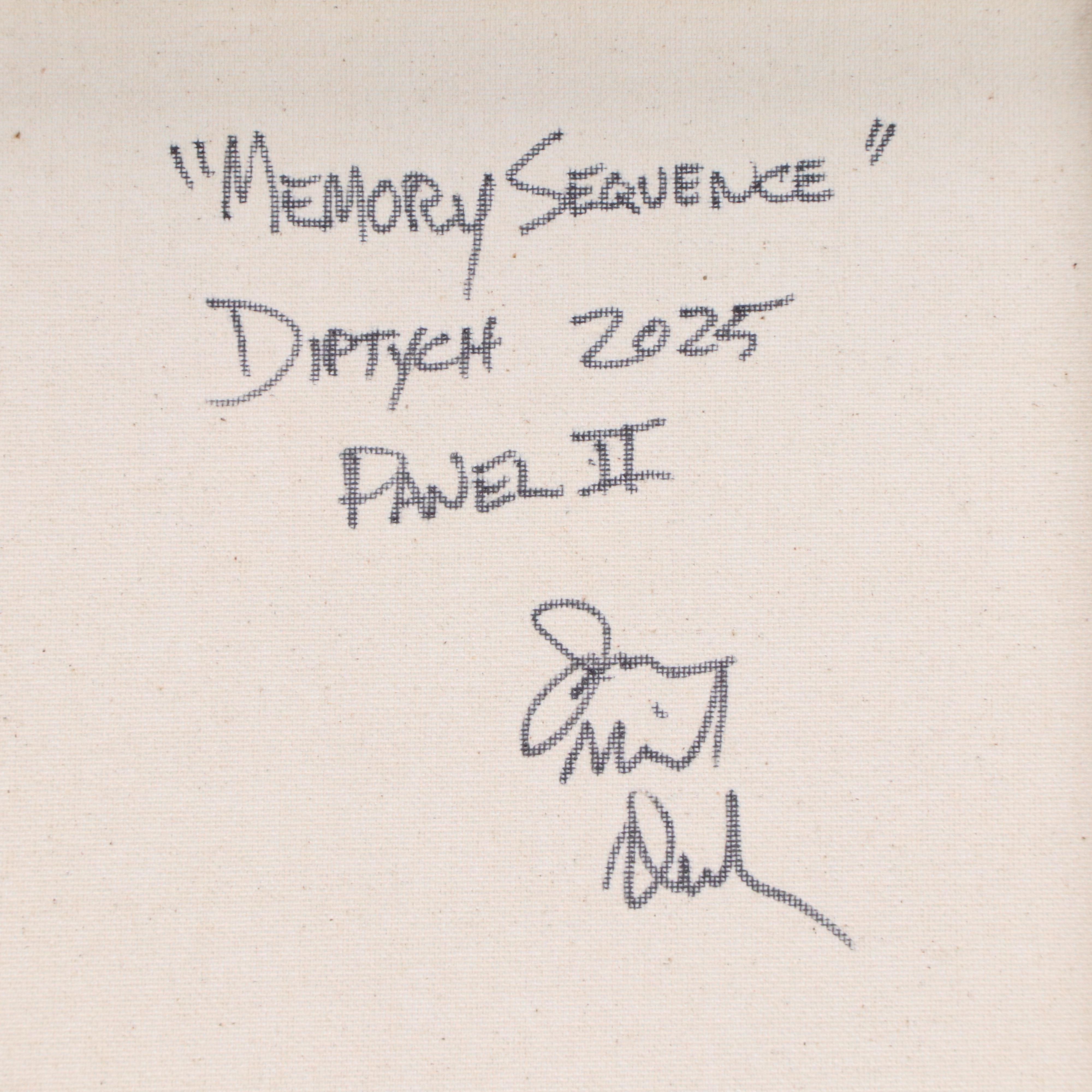 Jason Michael Durham Abstract Mixed Media Painting "Memory Sequence," 2025