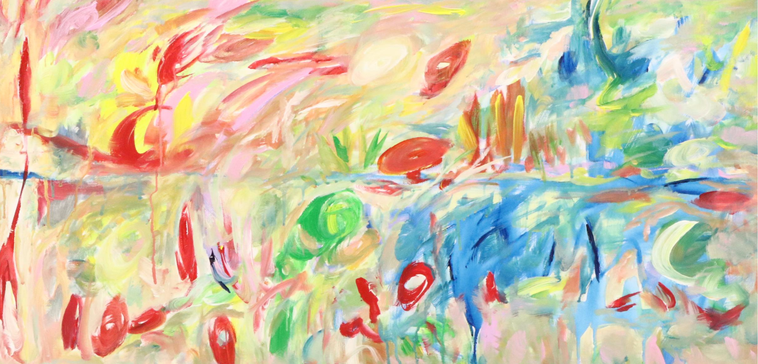 Saul Gefen Abstract Acrylic Painting, 2025