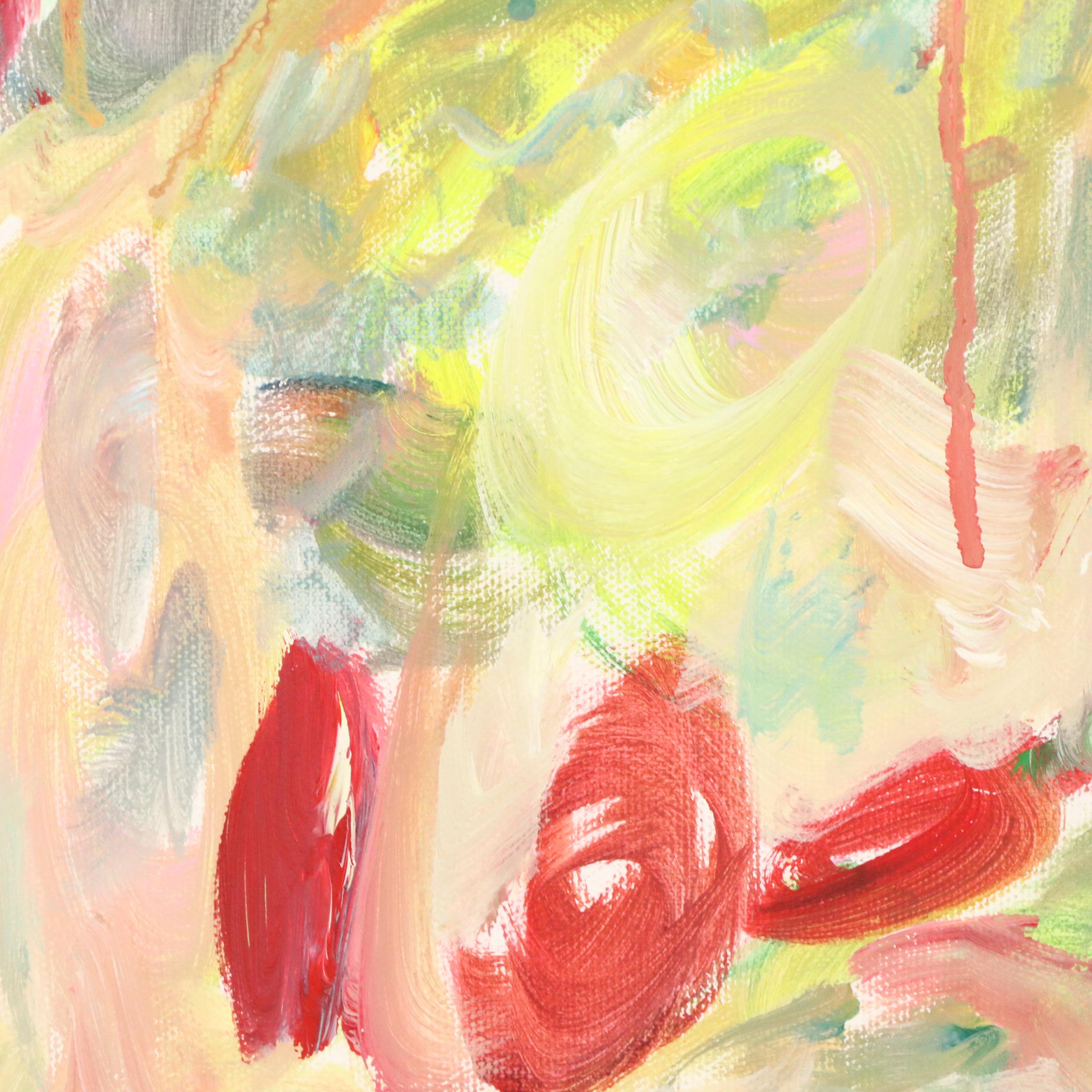 Saul Gefen Abstract Acrylic Painting, 2025