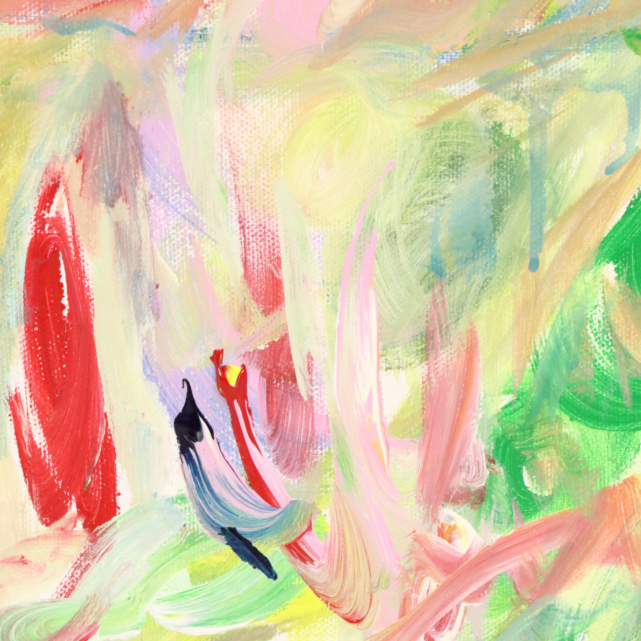 Saul Gefen Abstract Acrylic Painting, 2025