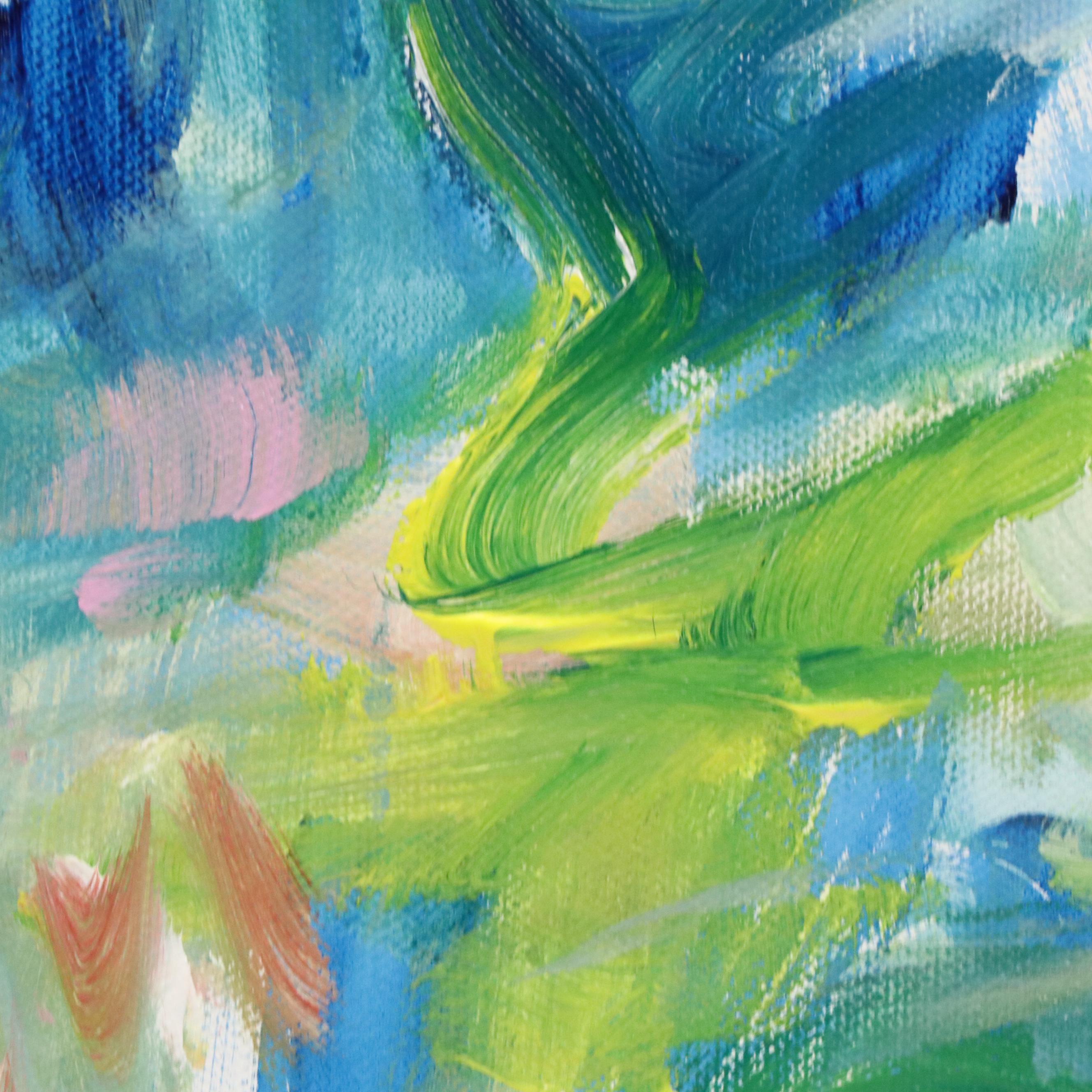 Saul Gefen Abstract Acrylic Painting, 2025